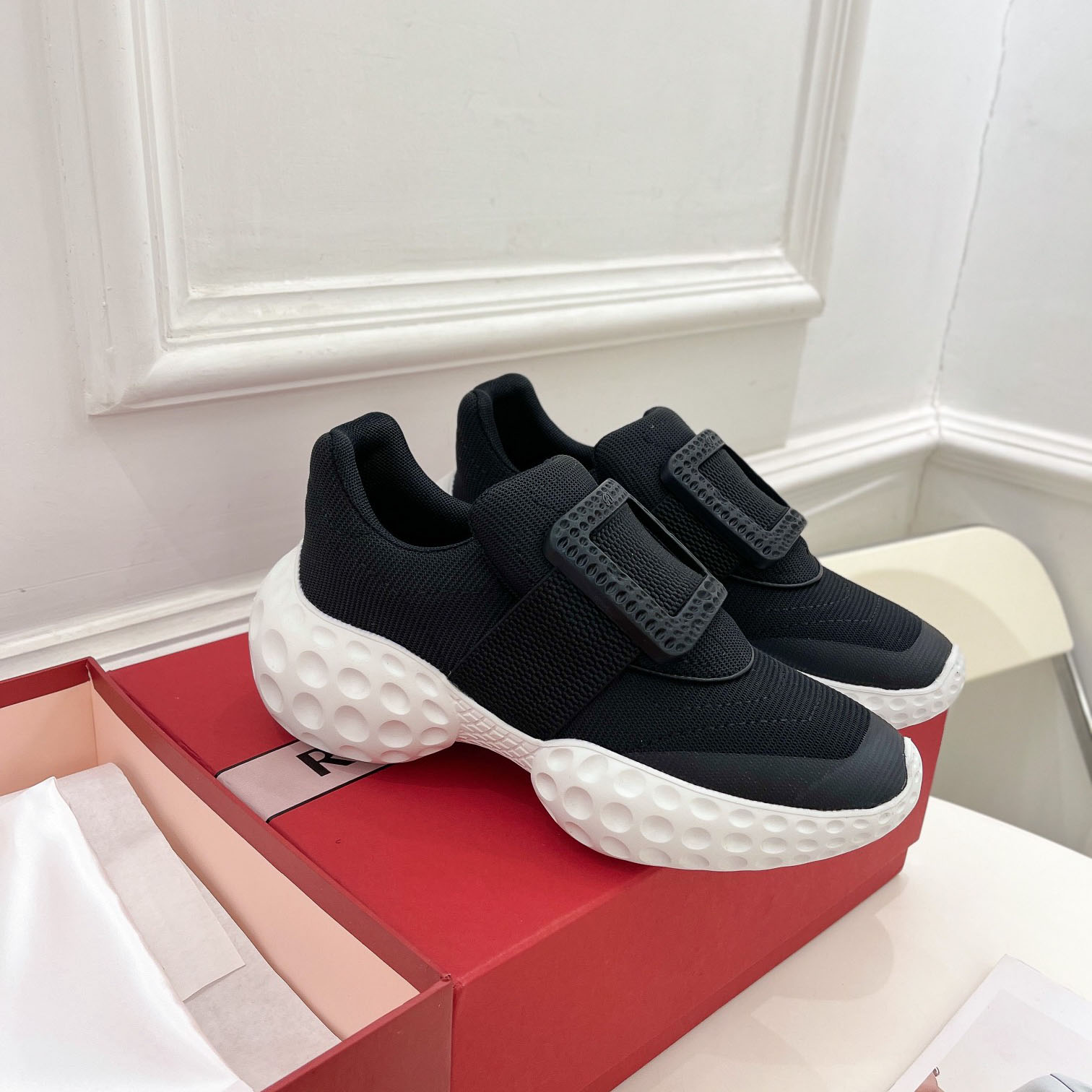 Roger Vivier Viv Run Moonlight Sneaker - DopestKickz