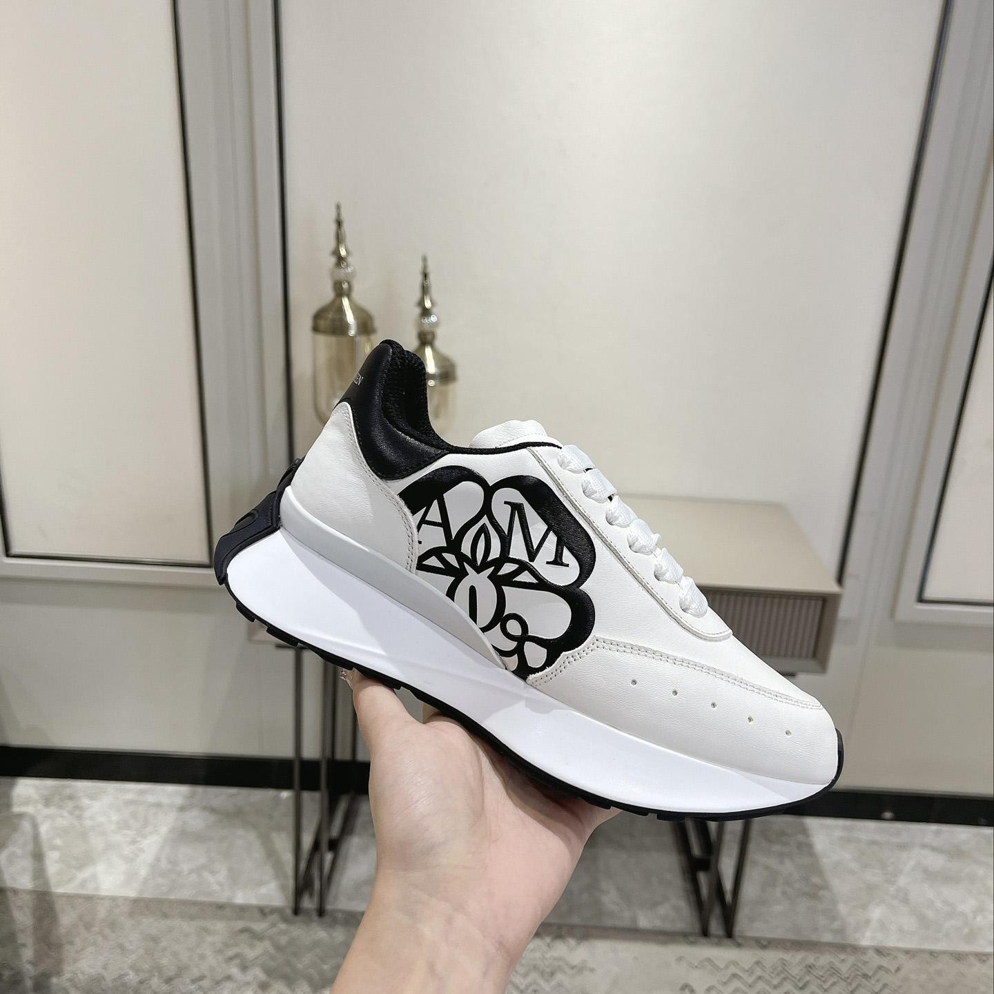 Alexander Mqueen Sprint Runner Lace-Up Sneaker - DopestKickz