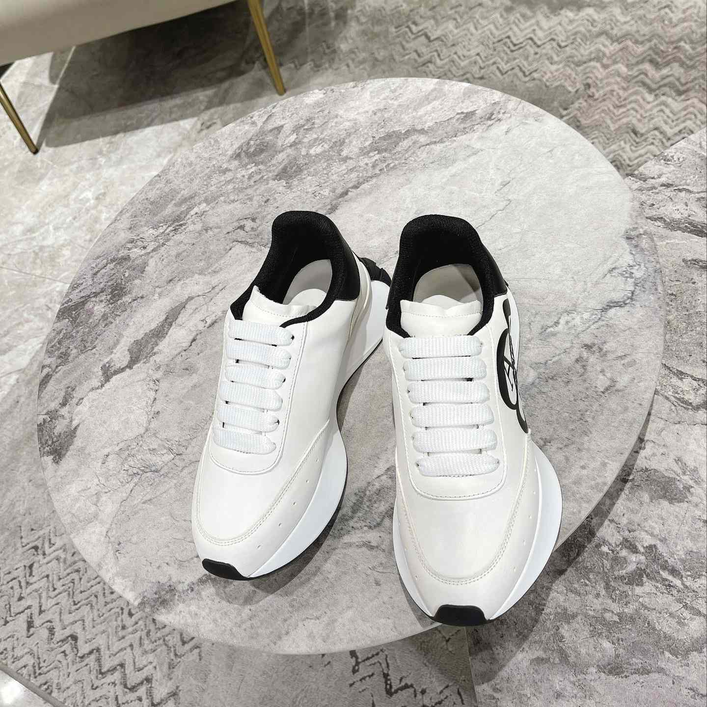 Alexander Mqueen Sprint Runner Lace-Up Sneaker - DopestKickz