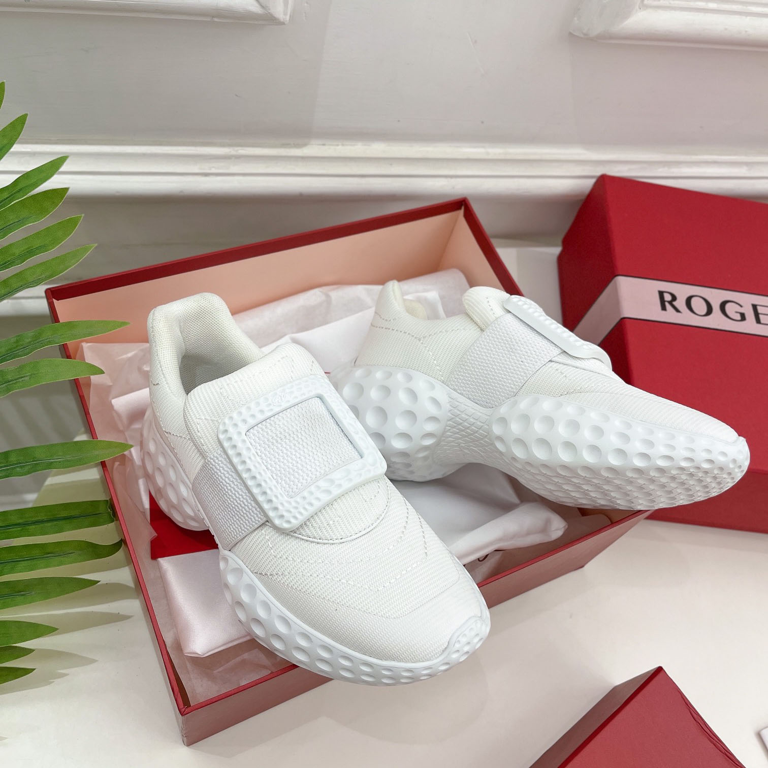 Roger Vivier Viv Run Moonlight Sneaker - DopestKickz
