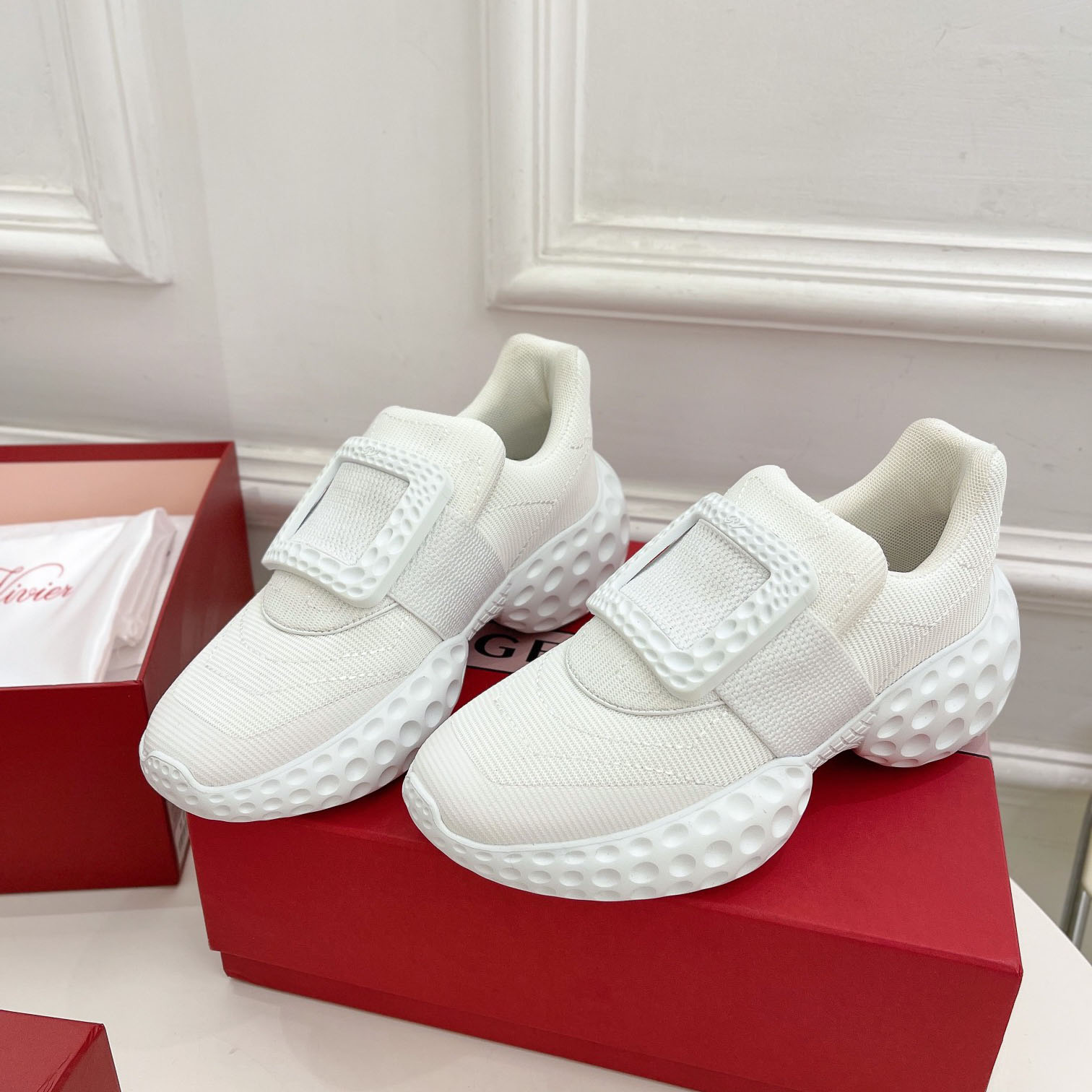 Roger Vivier Viv Run Moonlight Sneaker - DopestKickz