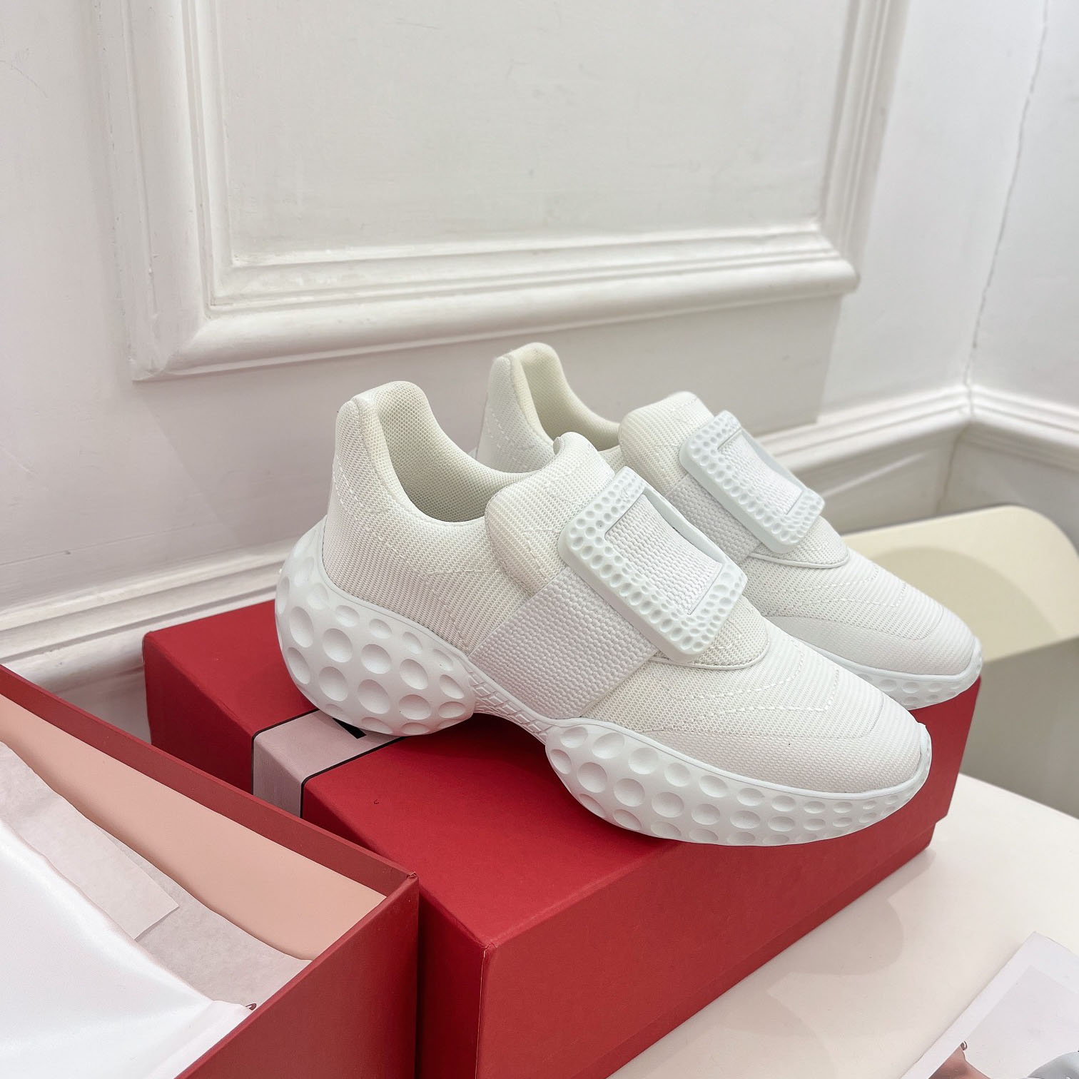 Roger Vivier Viv Run Moonlight Sneaker - DopestKickz