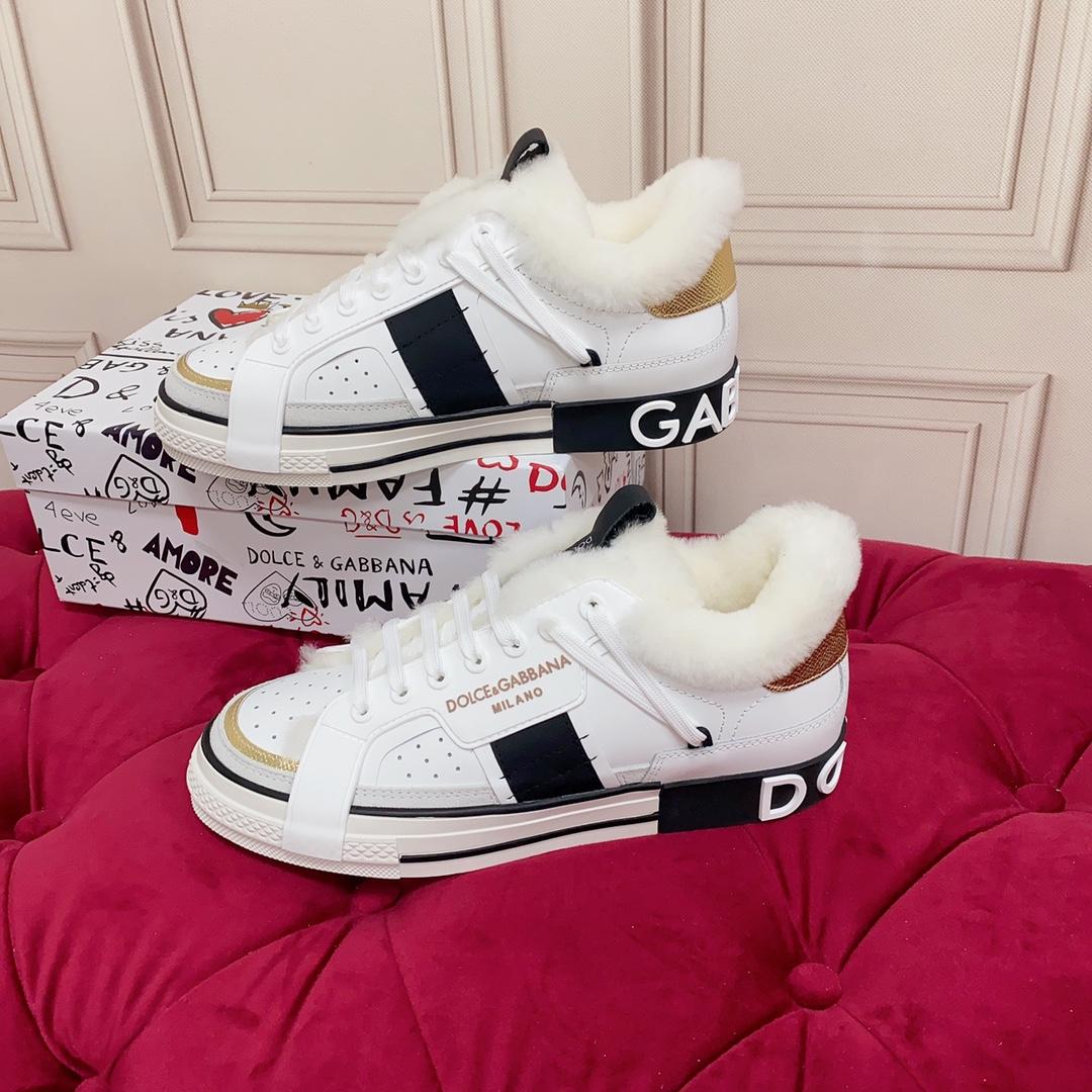 Dolce & Gabbana Calfskin 2.Zero Sneakers - DopestKickz