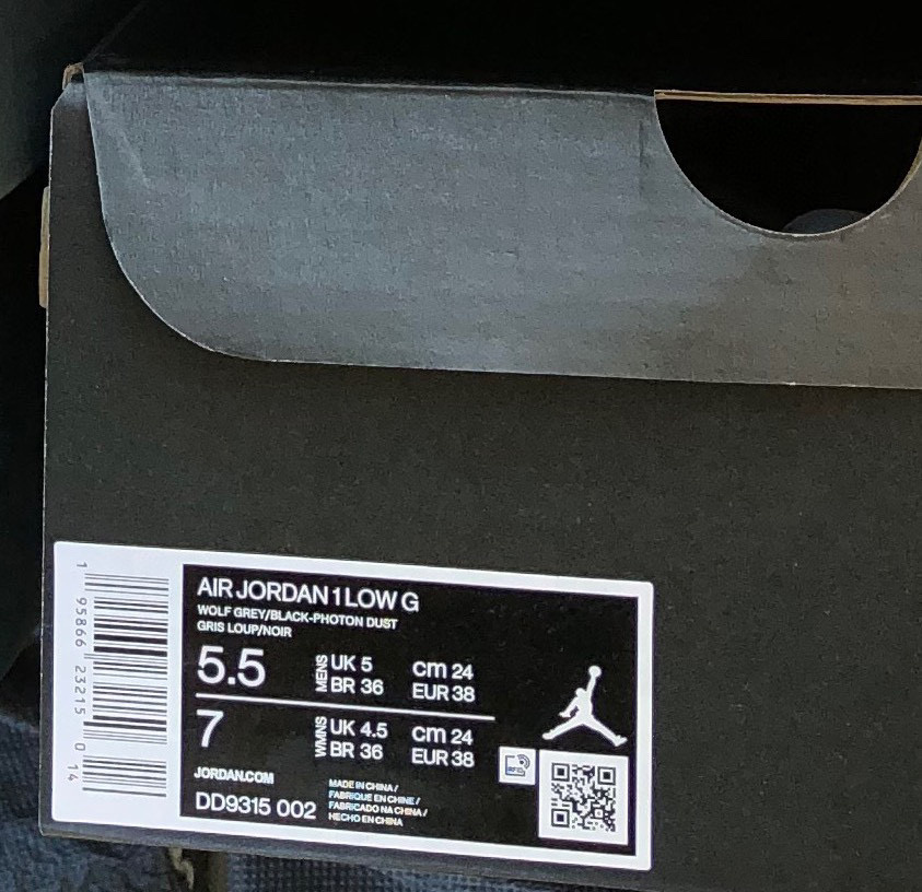 Air Jordan 1 Low Golf AJ1 Sneakers      DD9315-002 - DopestKickz