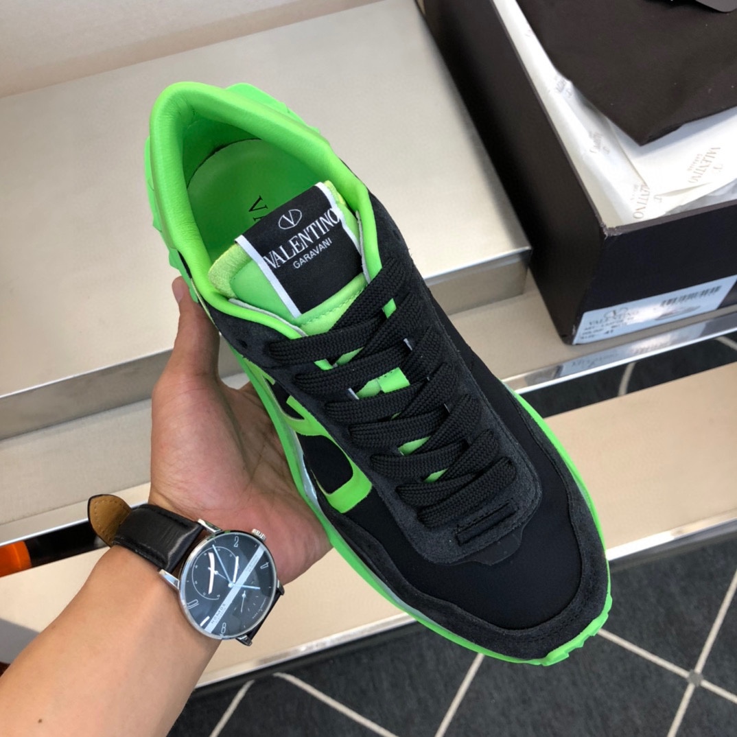 Valenti Netrunner Fabric And Suede Sneaker - DopestKickz
