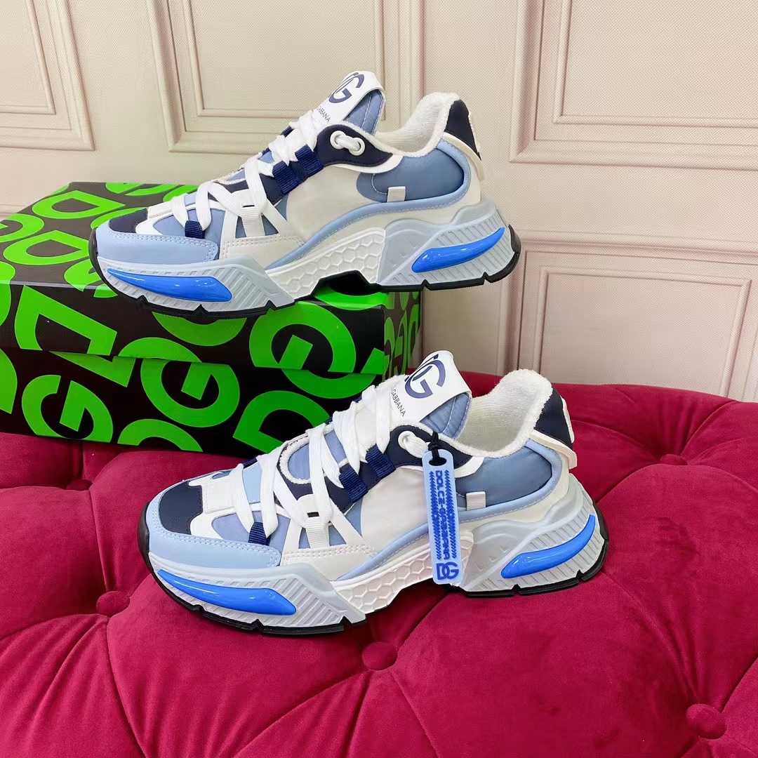 Dolce & Gabbana Mixed-Material Airmaster Sneakers - DopestKickz