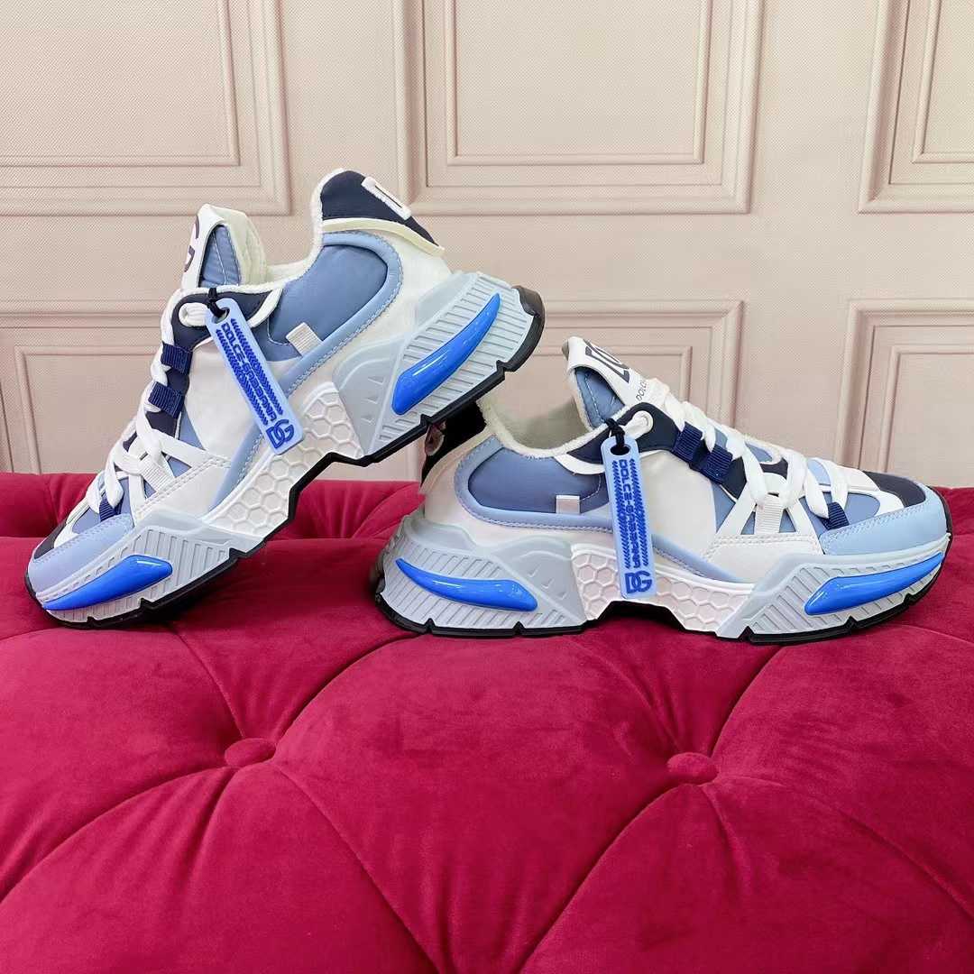 Dolce & Gabbana Mixed-Material Airmaster Sneakers - DopestKickz