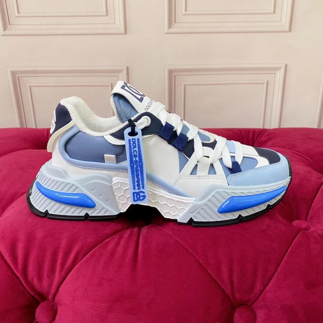 Dolce & Gabbana Mixed-Material Airmaster Sneakers - DopestKickz
