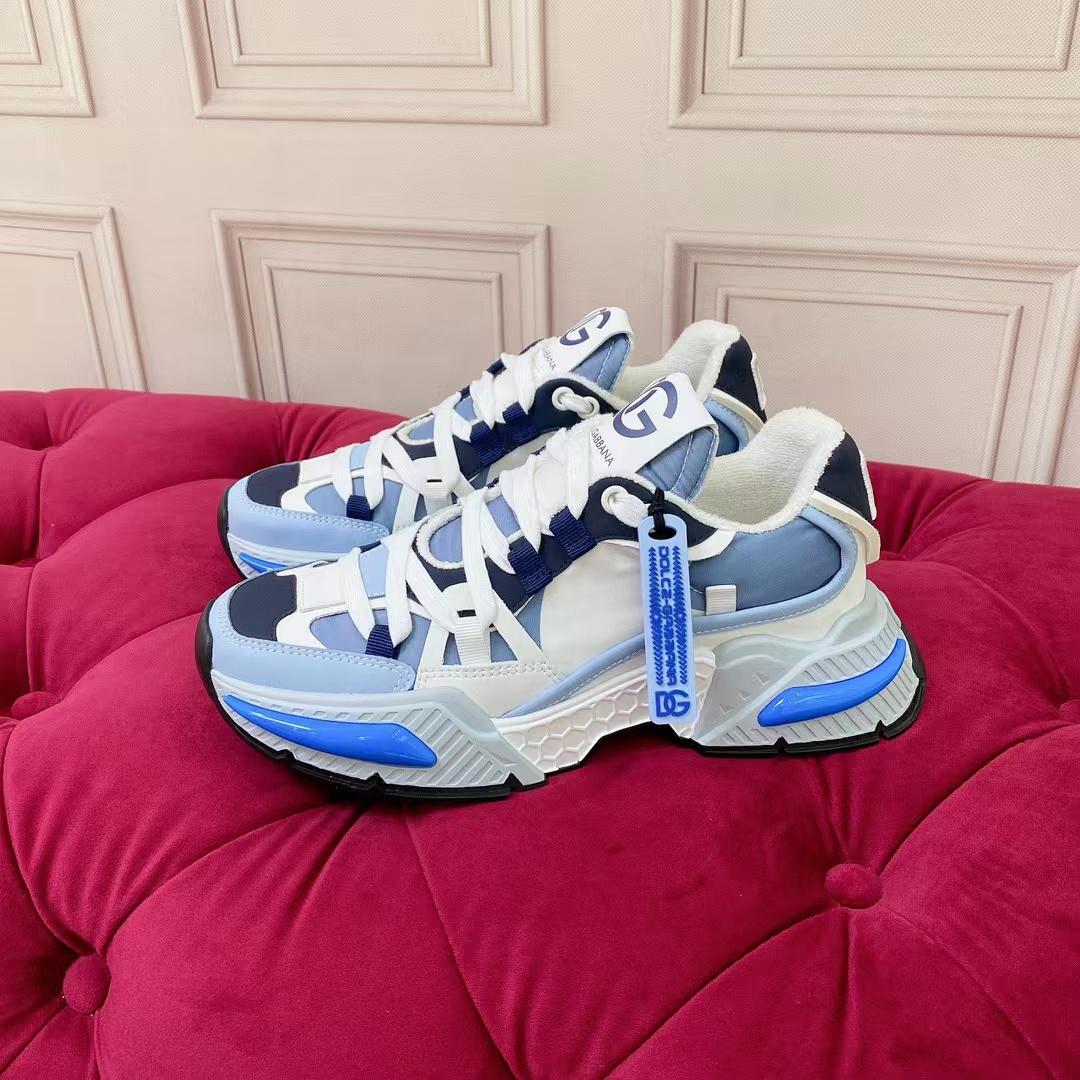 Dolce & Gabbana Mixed-Material Airmaster Sneakers - DopestKickz