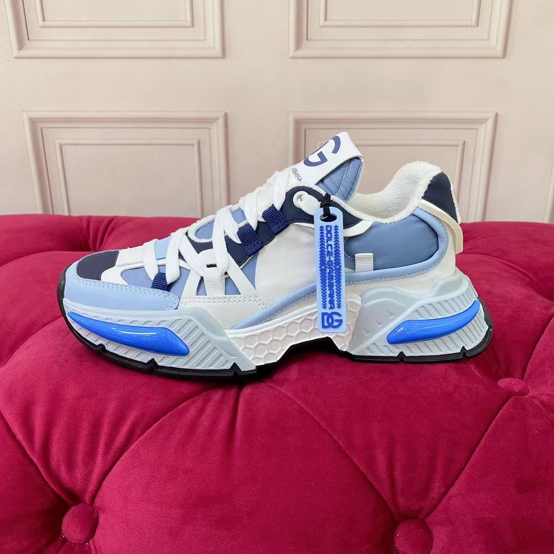 Dolce & Gabbana Mixed-Material Airmaster Sneakers - DopestKickz
