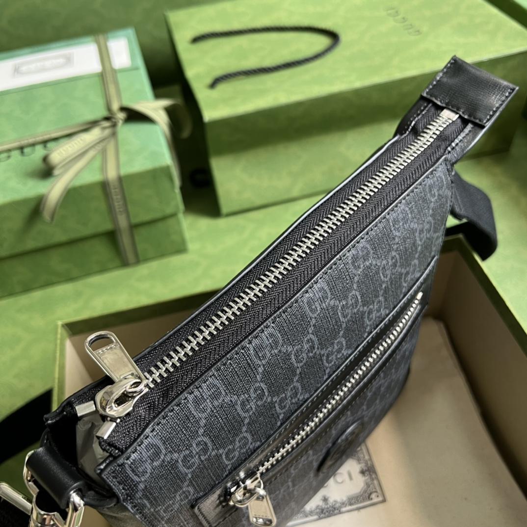 Gucci GG Supreme Messenger Bag(21-23.5-4.5cm)   - DopestKickz