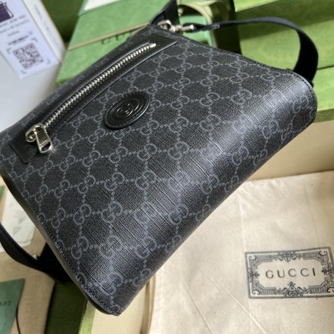 Gucci GG Supreme Messenger Bag(21-23.5-4.5cm)   - DopestKickz