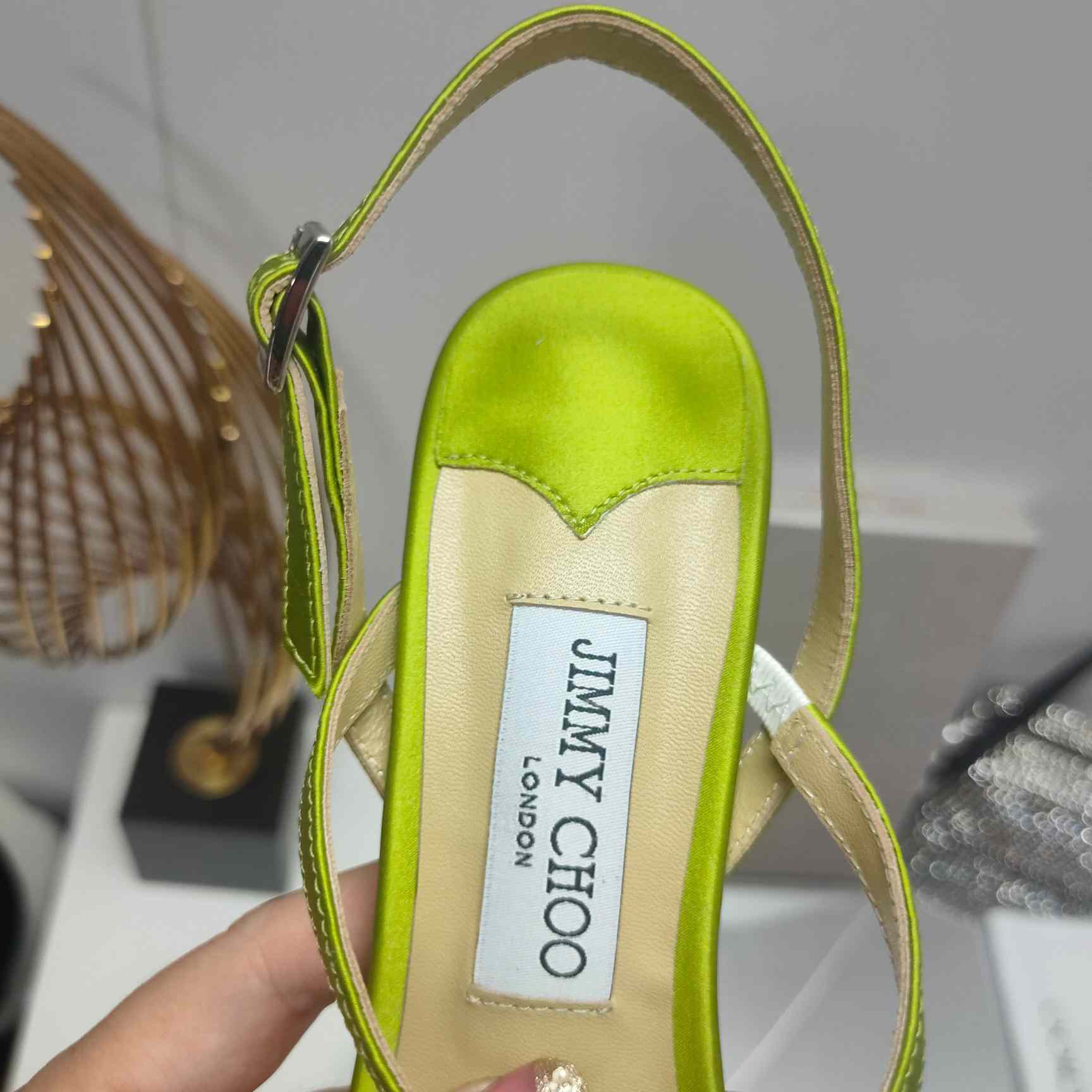 Jimmy Choo Meira 85 Suede Sandals With Crystal Embellishment - DopestKickz