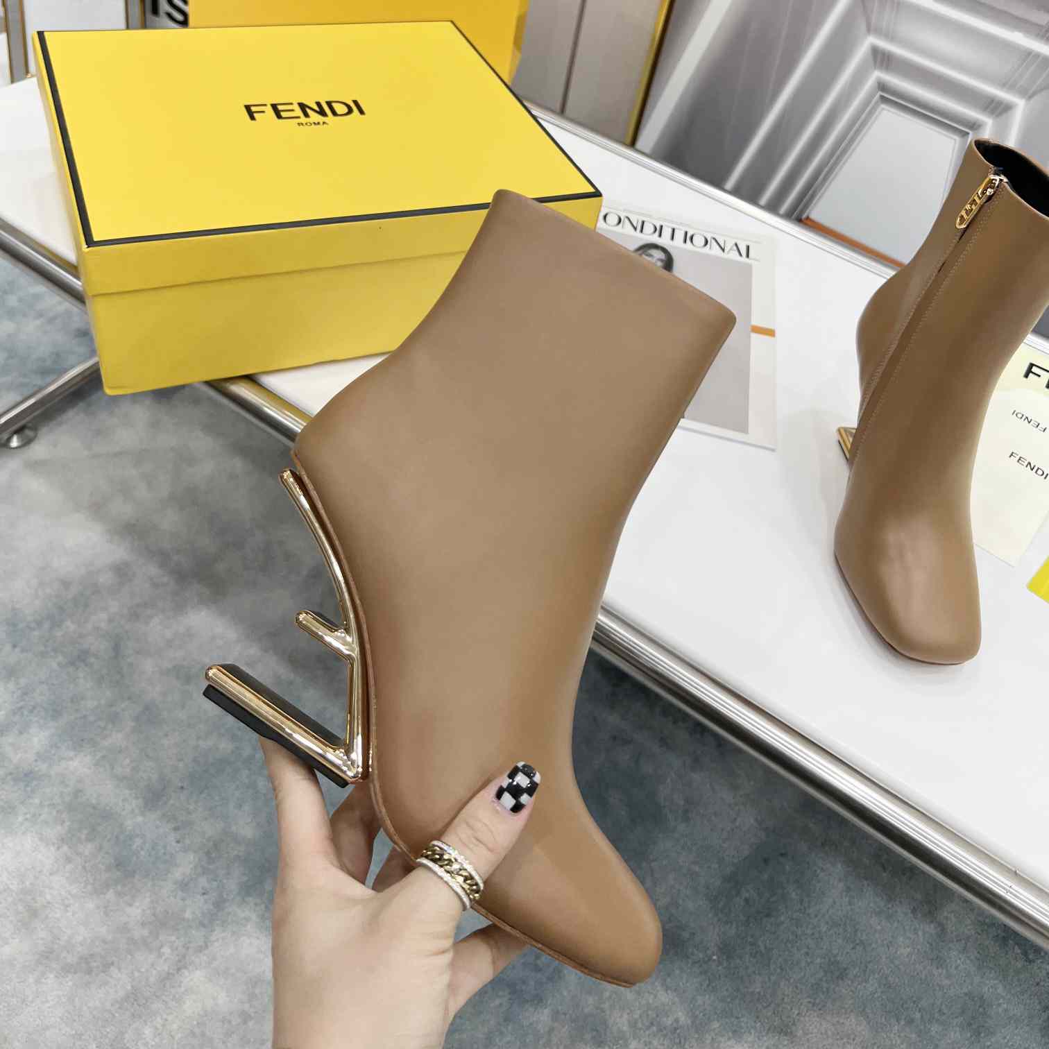 Fendi First High-Heeled Boots - DopestKickz