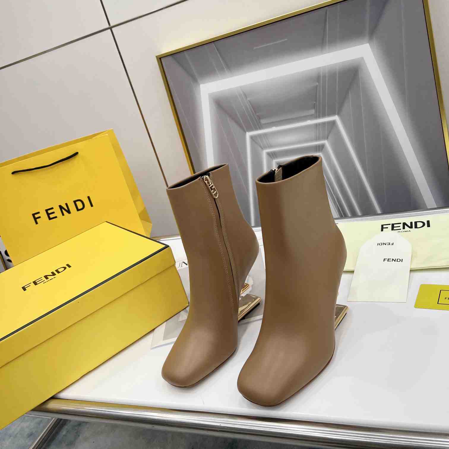 Fendi First High-Heeled Boots - DopestKickz