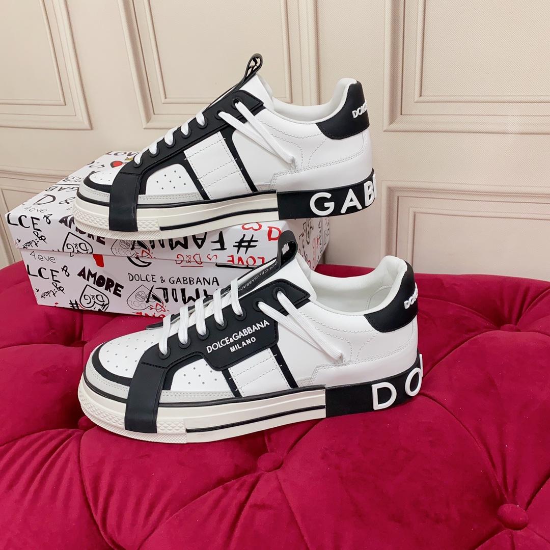 Dolce & Gabbana Calfskin 2.Zero Sneakers - DopestKickz