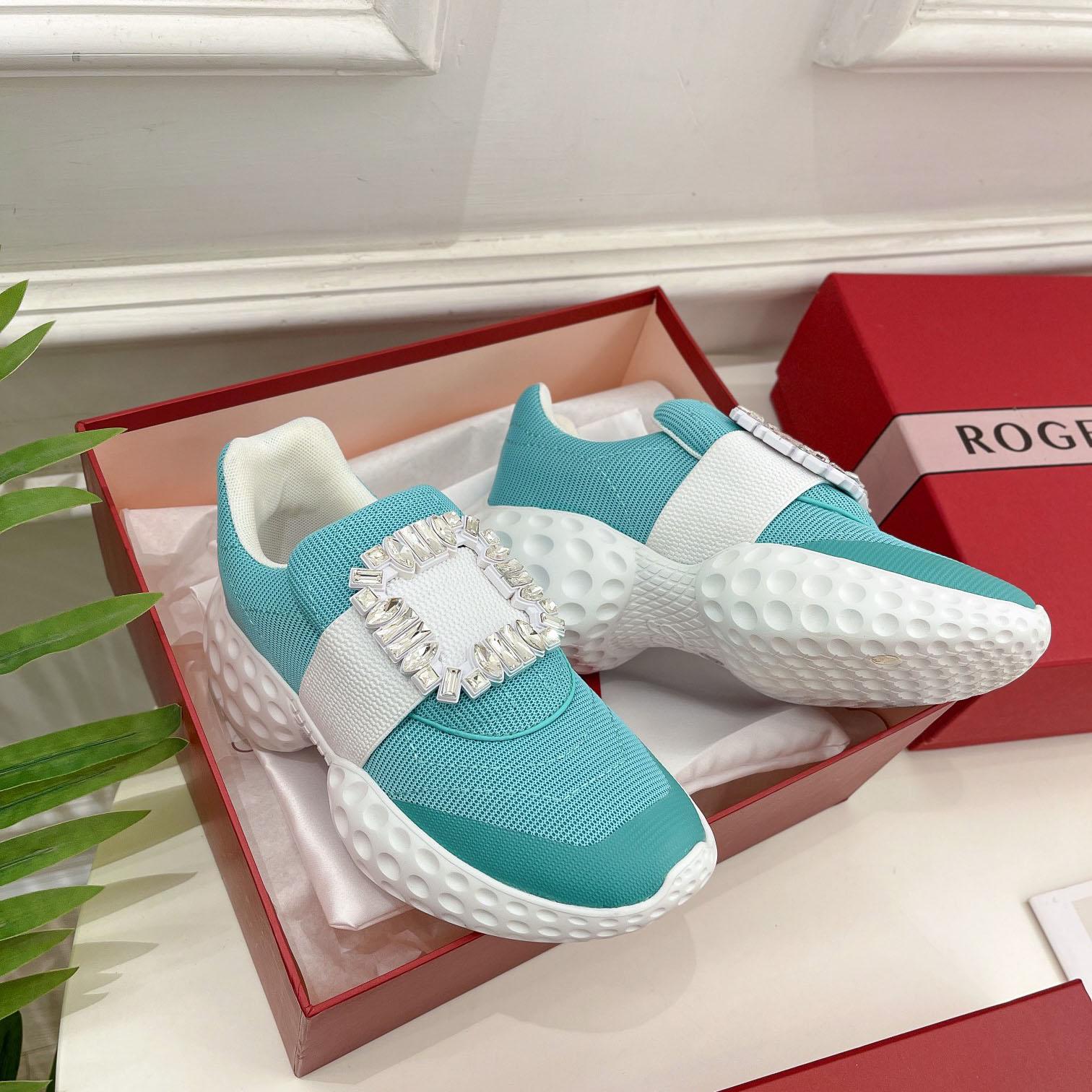 Roger Vivier Viv Run Moonlight Sneaker - DopestKickz