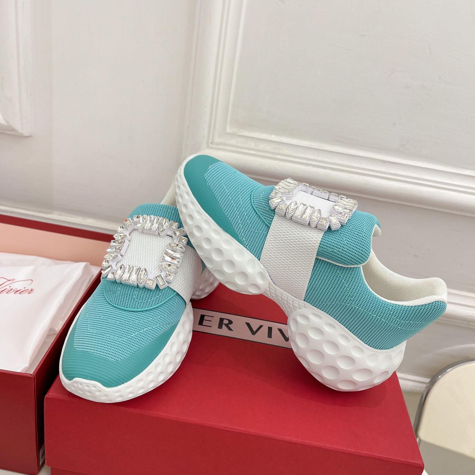Roger Vivier Viv Run Moonlight Sneaker - DopestKickz