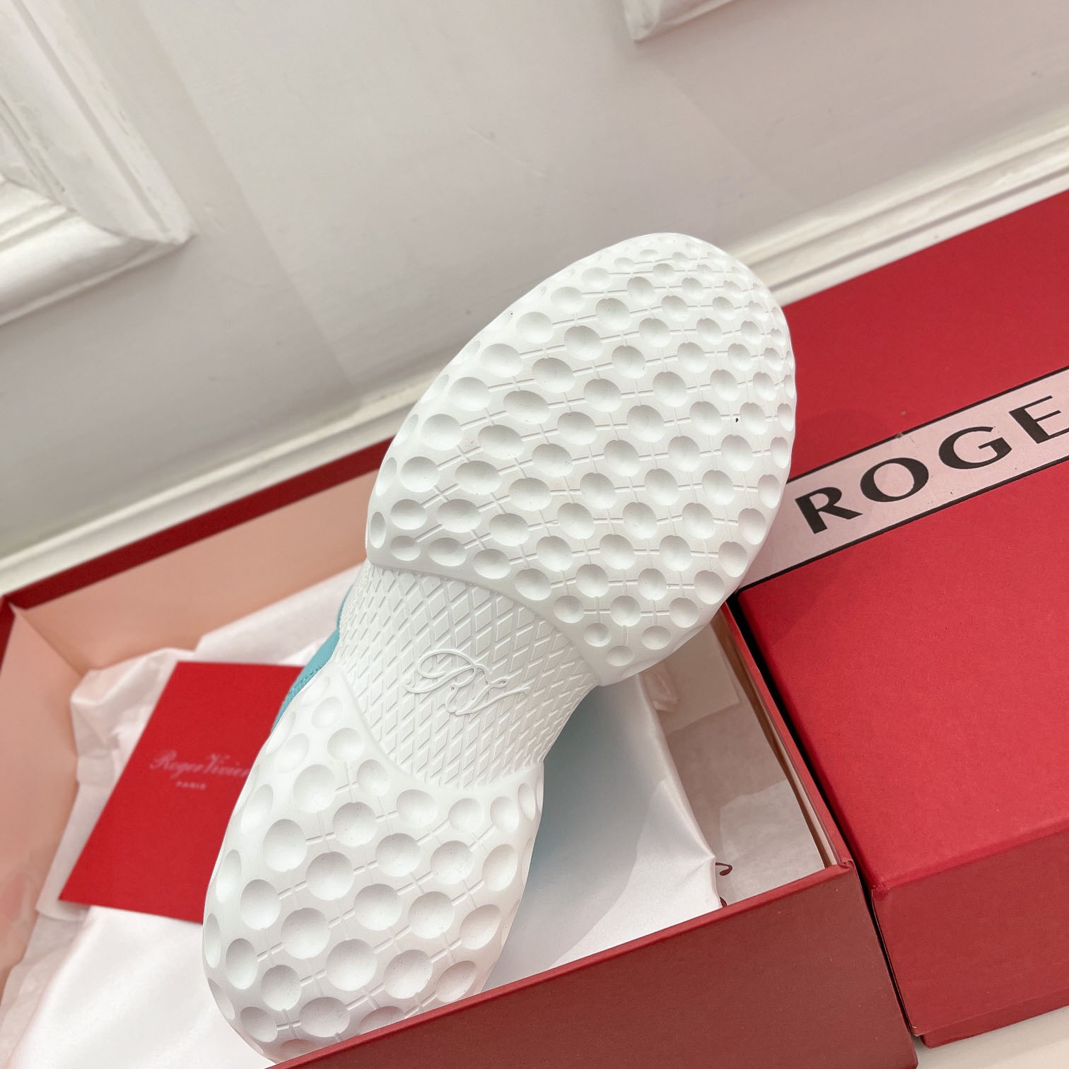 Roger Vivier Viv Run Moonlight Sneaker - DopestKickz