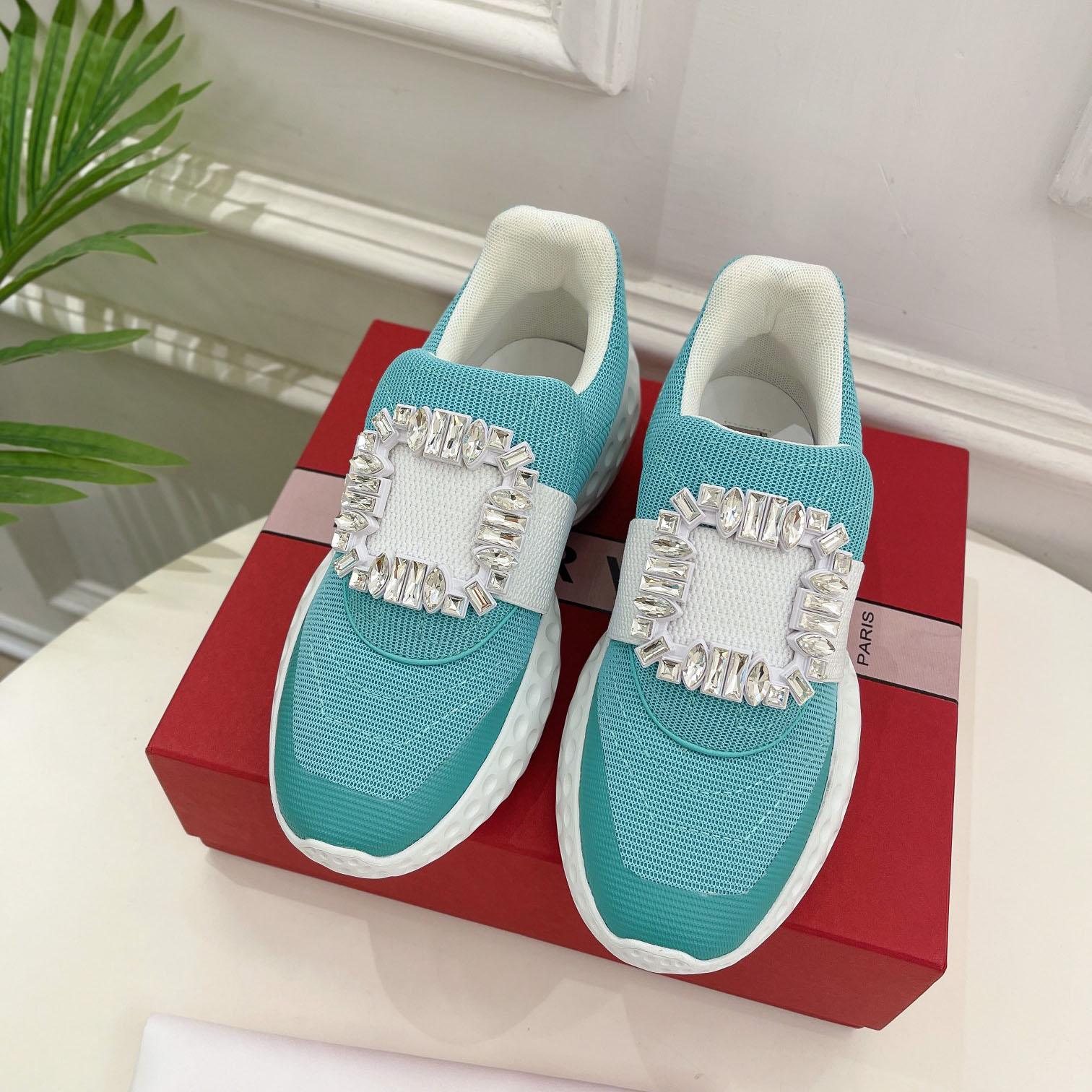 Roger Vivier Viv Run Moonlight Sneaker - DopestKickz