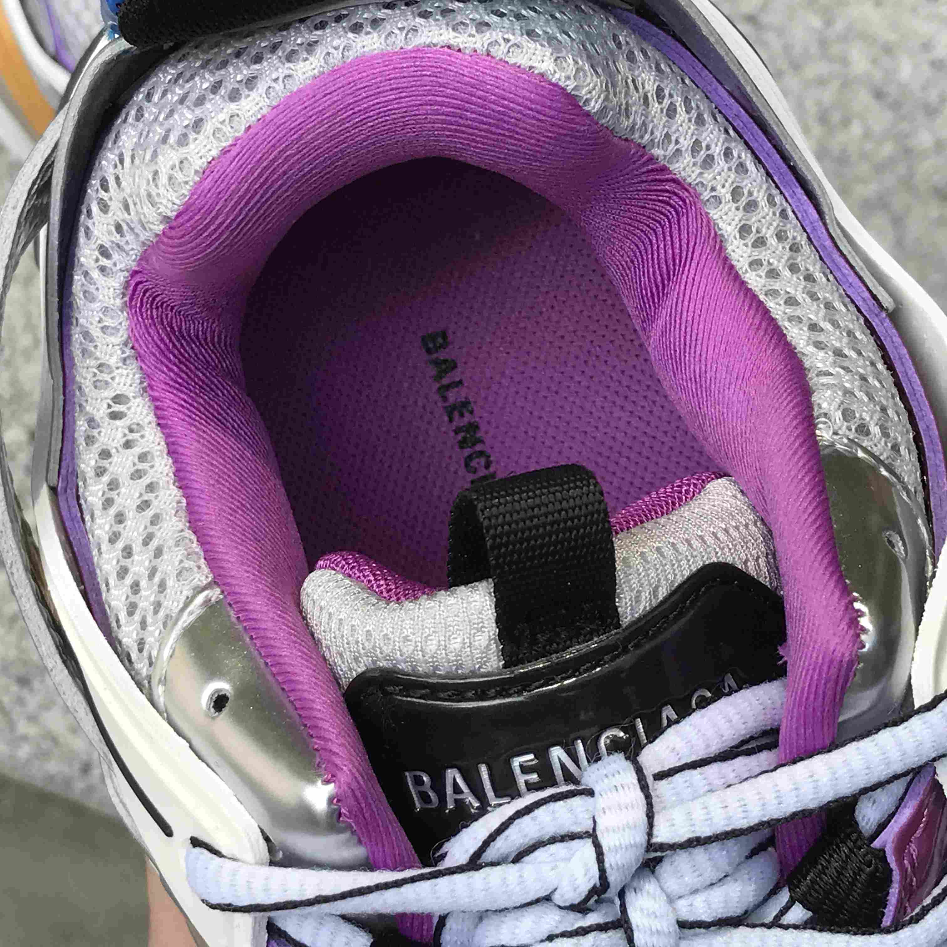 Balenciaga Track Sneaker In Silver - DopestKickz