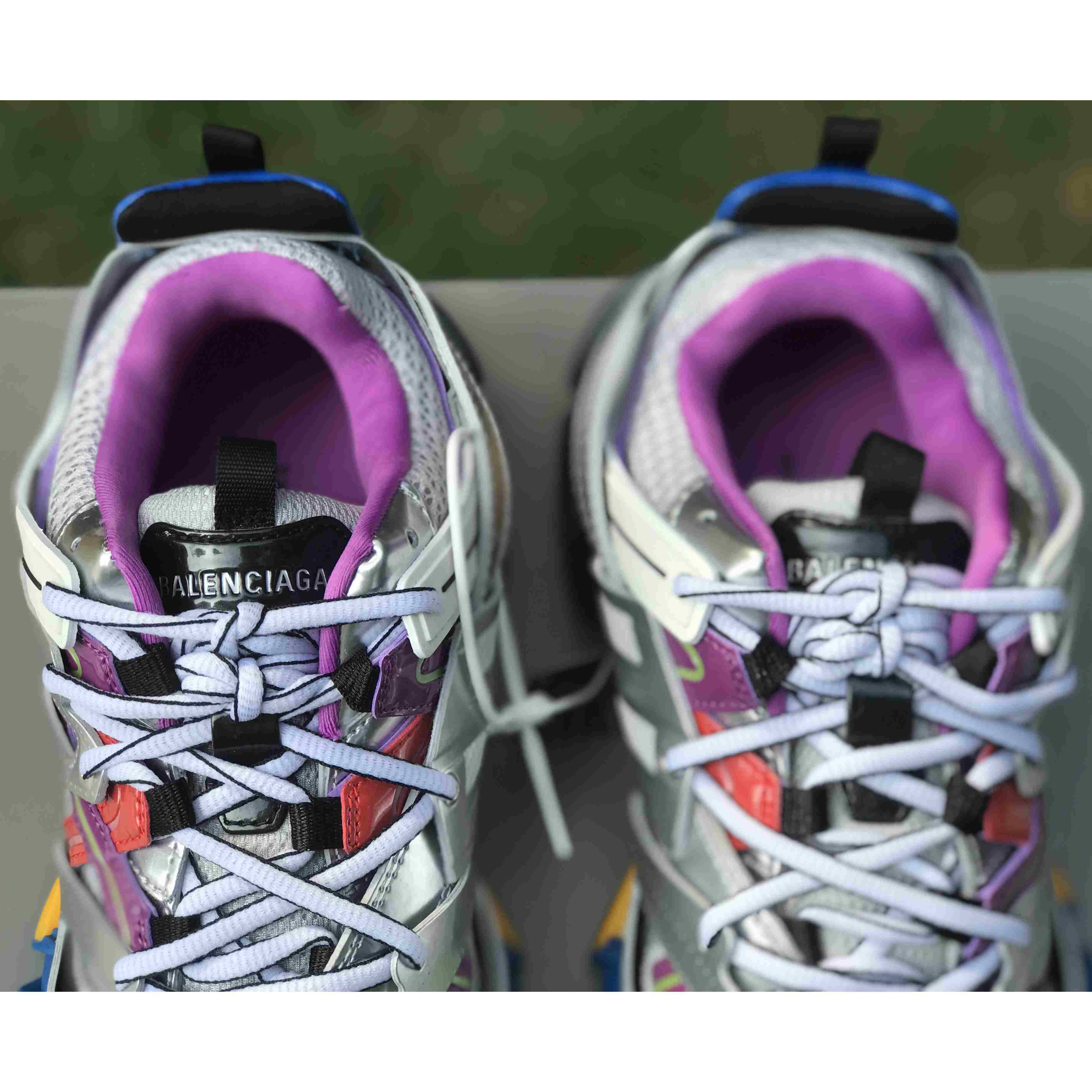 Balenciaga Track Sneaker In Silver - DopestKickz