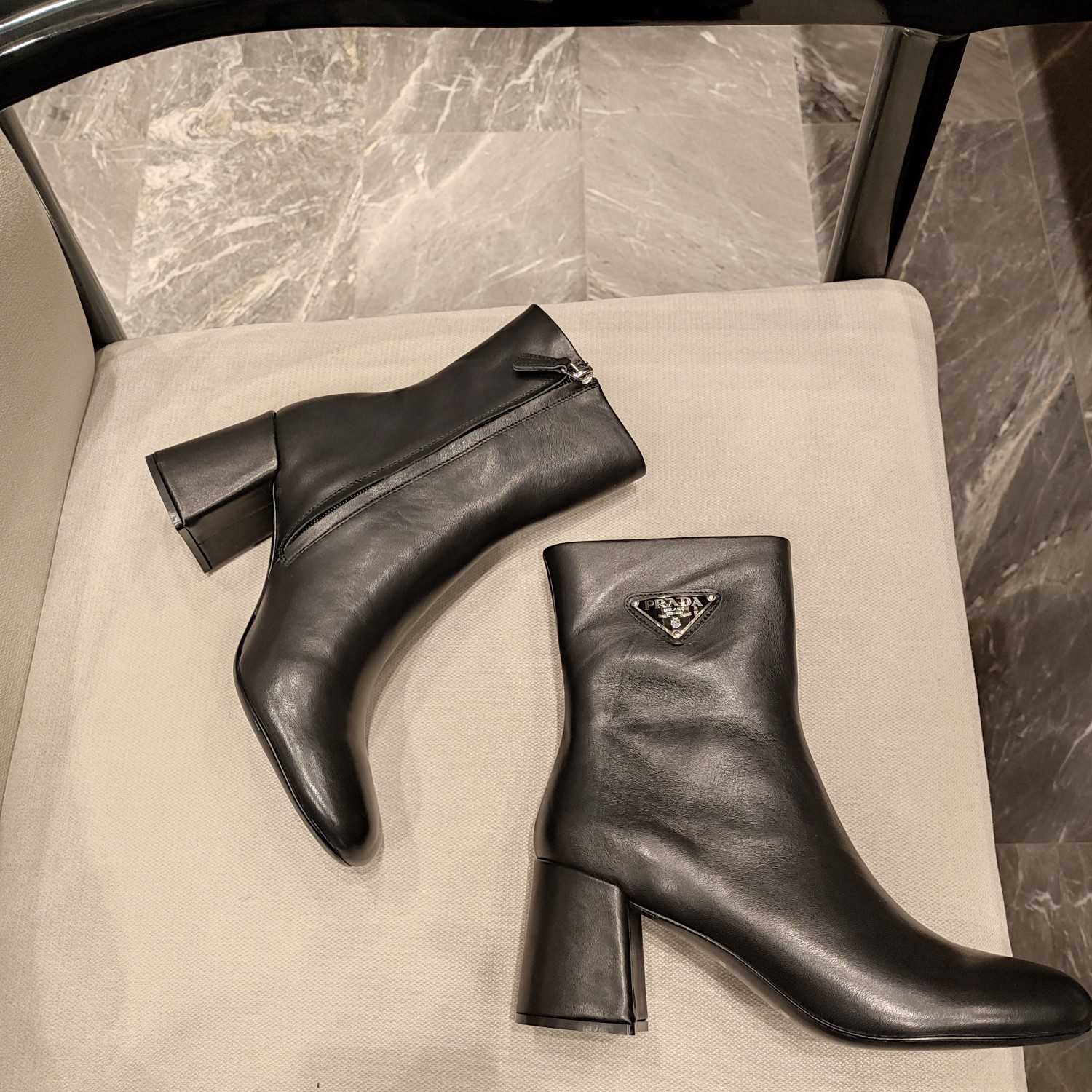 Prada Leather Booties - DopestKickz