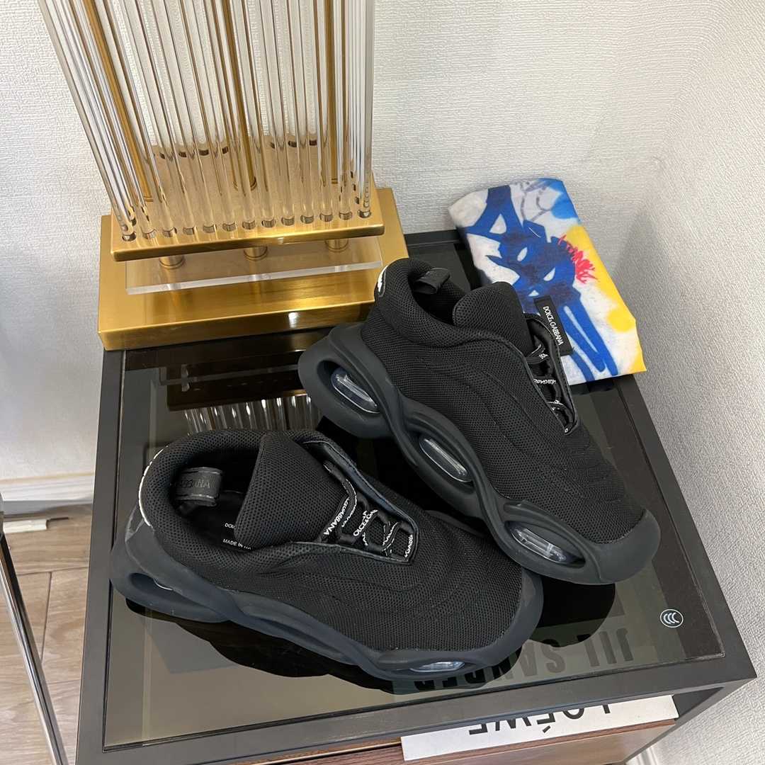 Dolce & Gabbana Fabric Wave Sneakers - DopestKickz