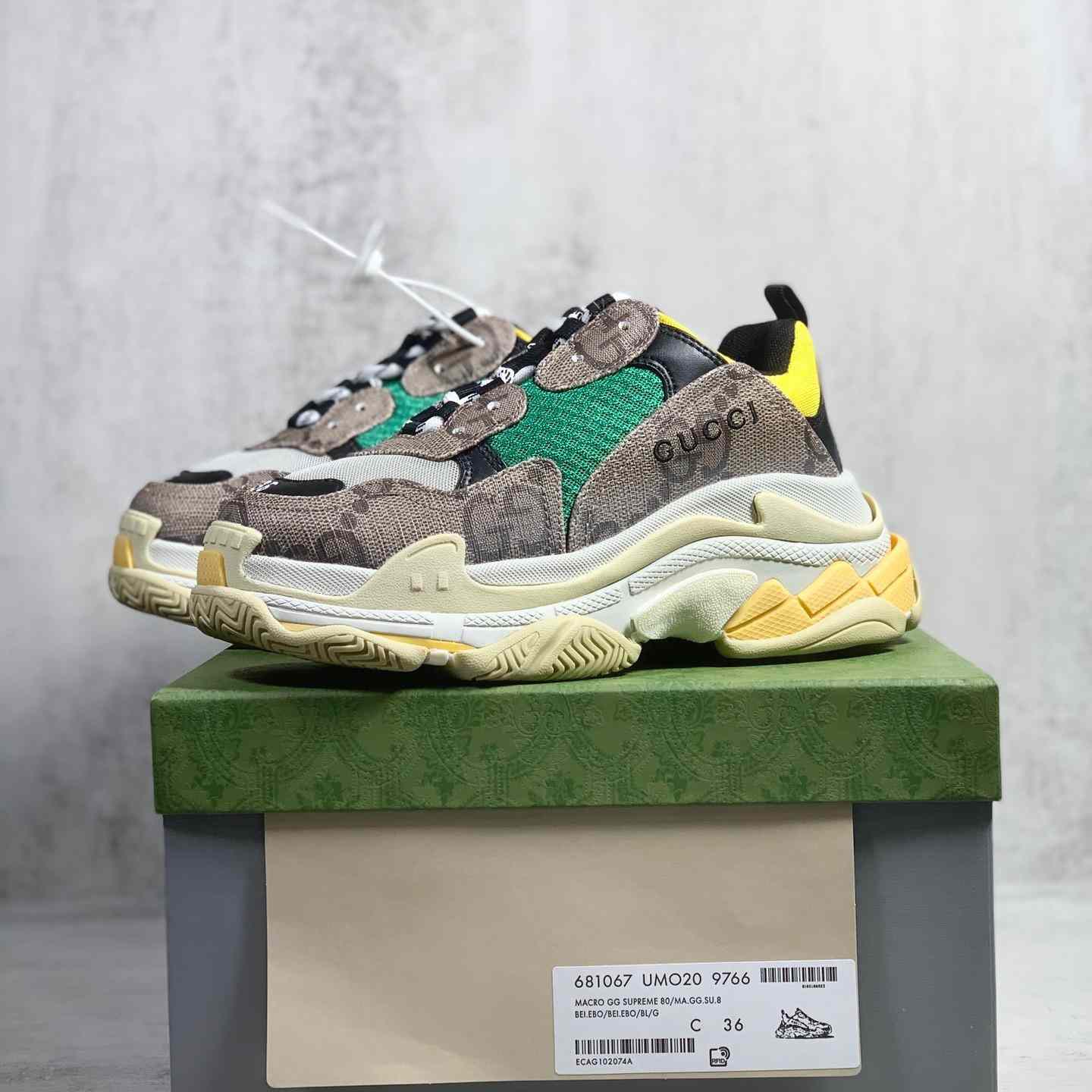Gucci x Balenciaga The Hacker Project Triple S Sneaker  - DopestKickz