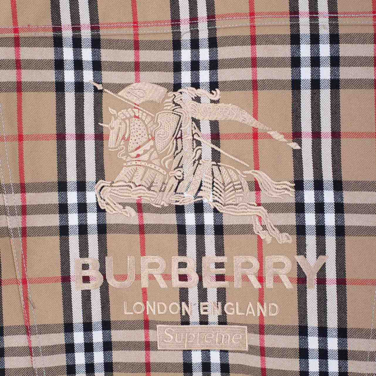 Burberry x Supreme Denim Trucker Jacket - DopestKickz