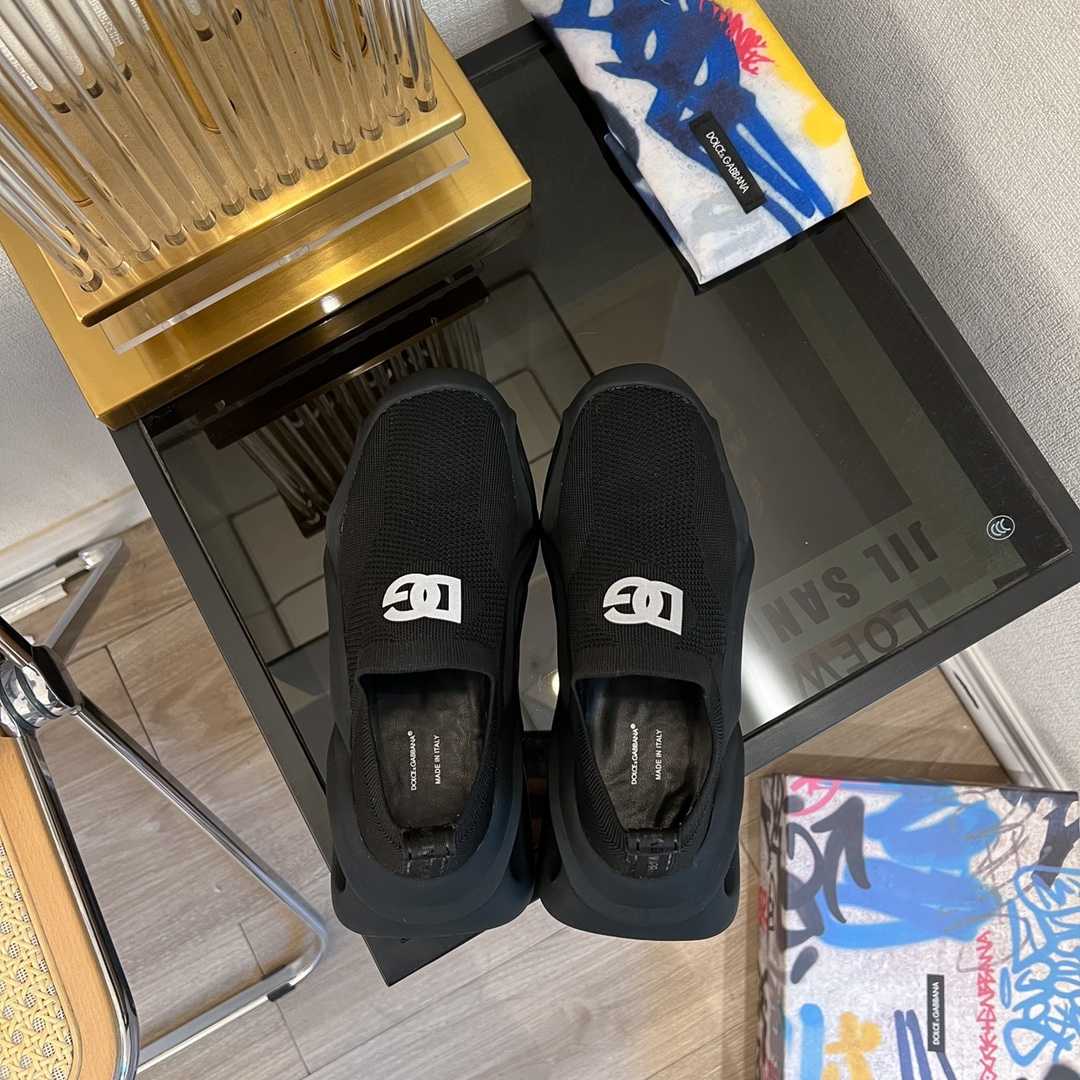 Dolce & Gabbana Stretch Mesh Wave Sneakers - DopestKickz
