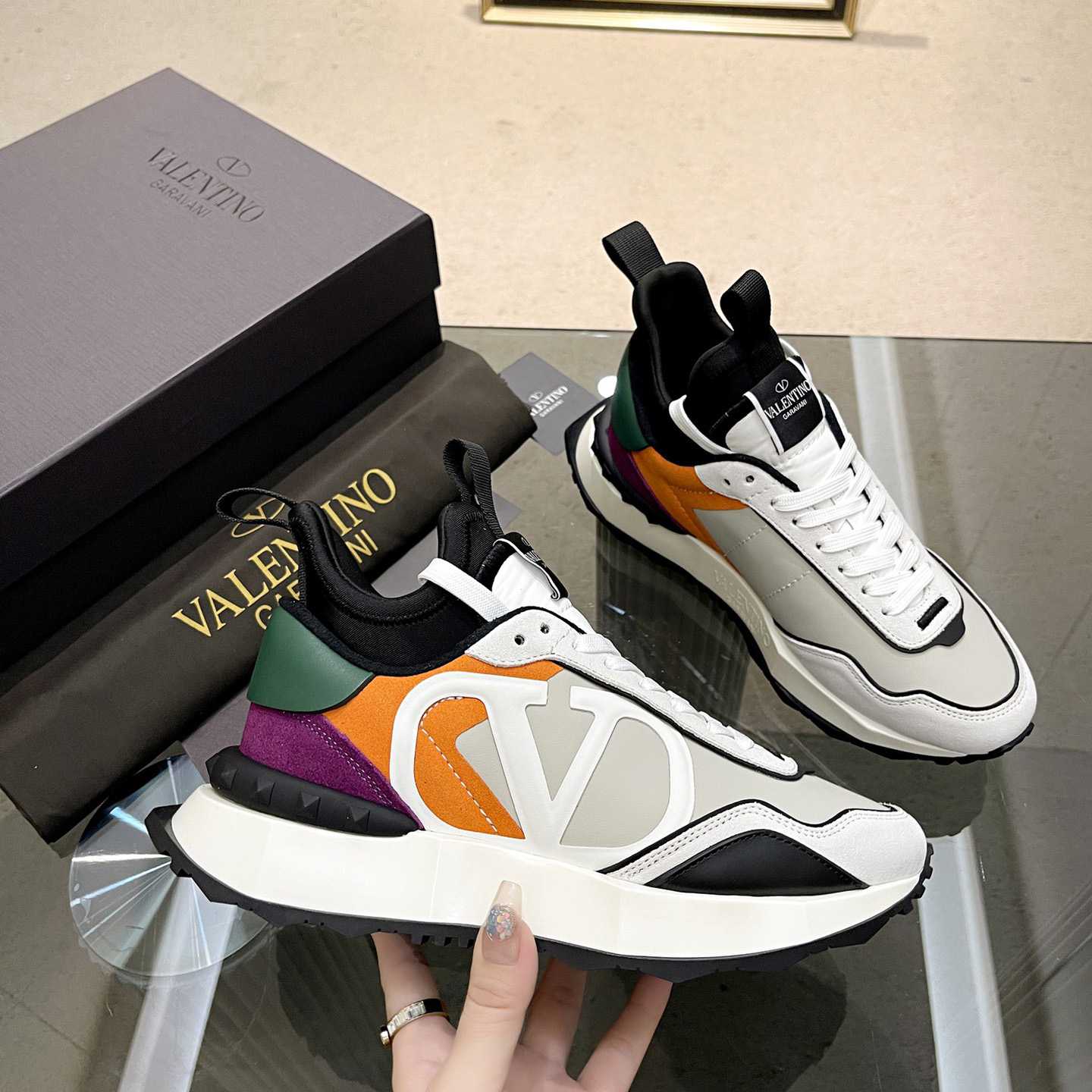 Valenti Netrunner Fabric And Suede Sneaker - DopestKickz