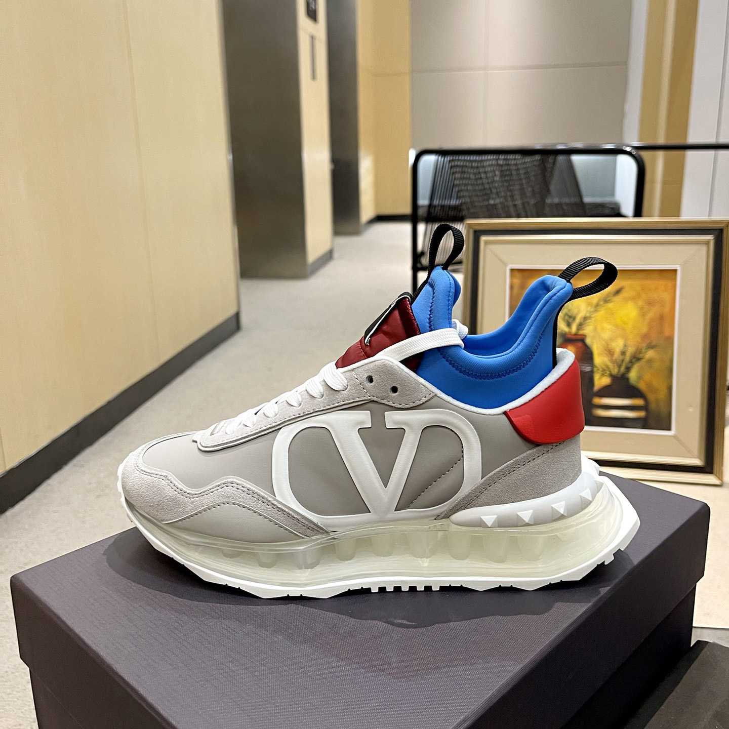 Valenti  Netrunner Fabric And Suede Sneaker - DopestKickz