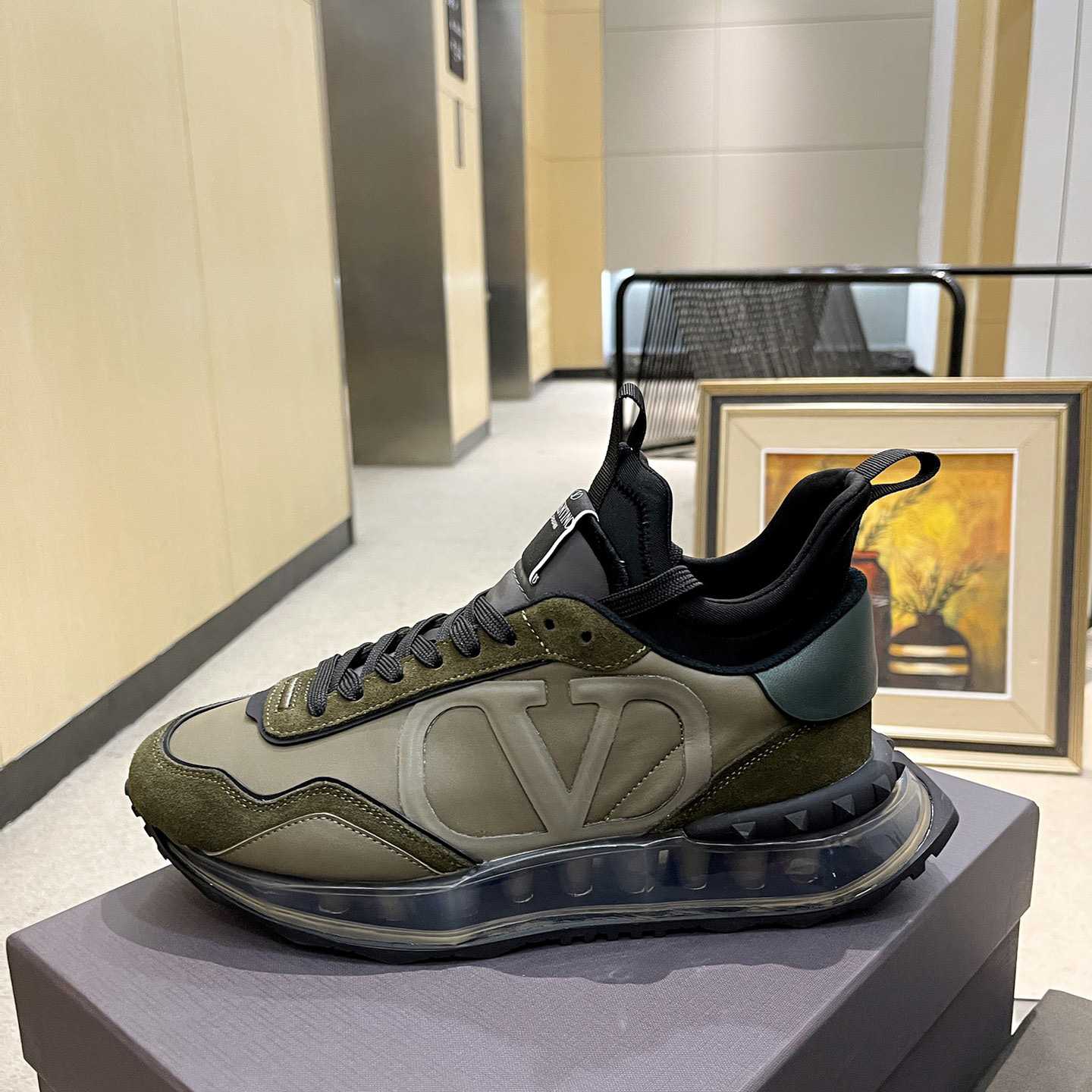 Valenti Netrunner Fabric And Suede Sneaker - DopestKickz