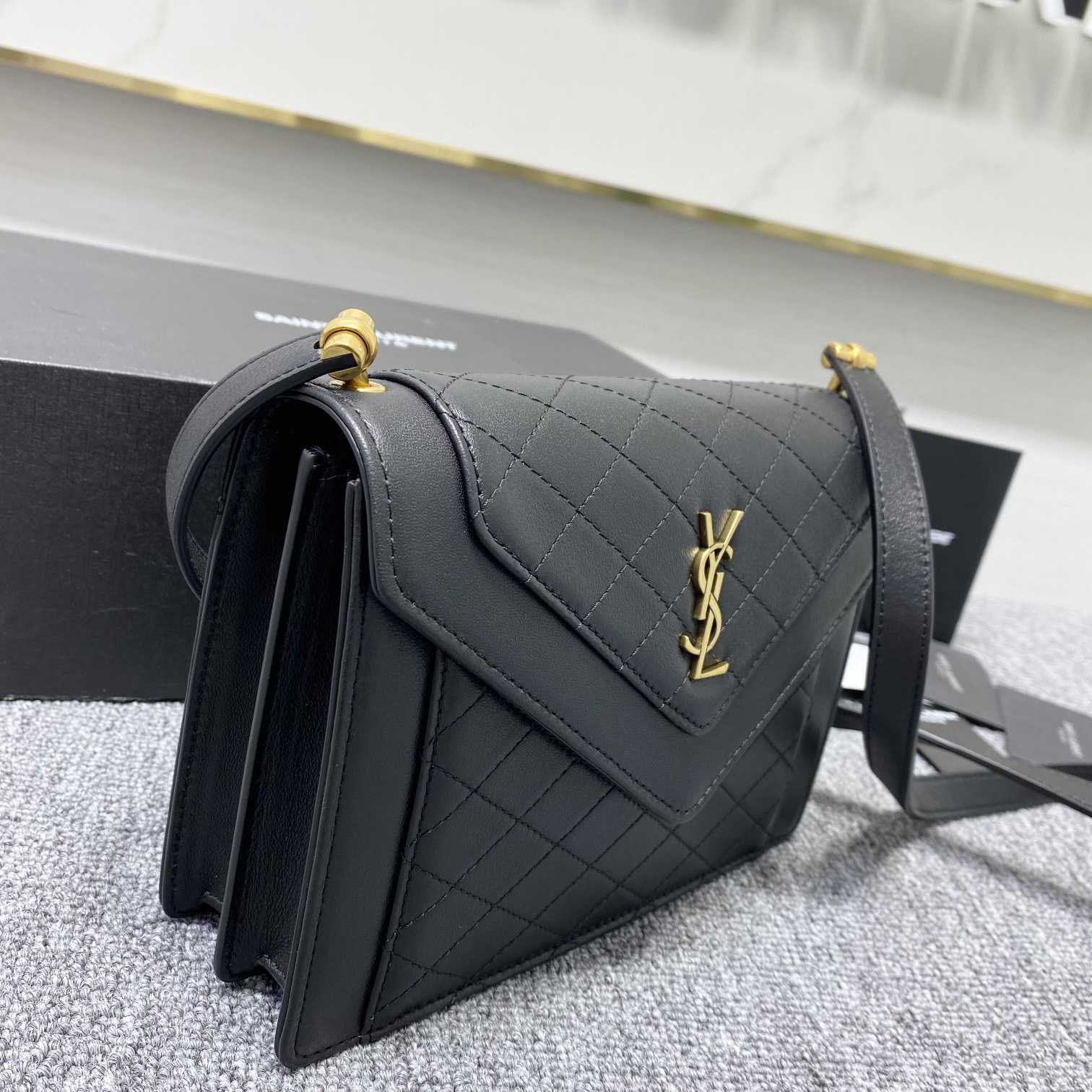 Saint Laurent Gaby Mini Satchel In Quilted Lambskin - DopestKickz