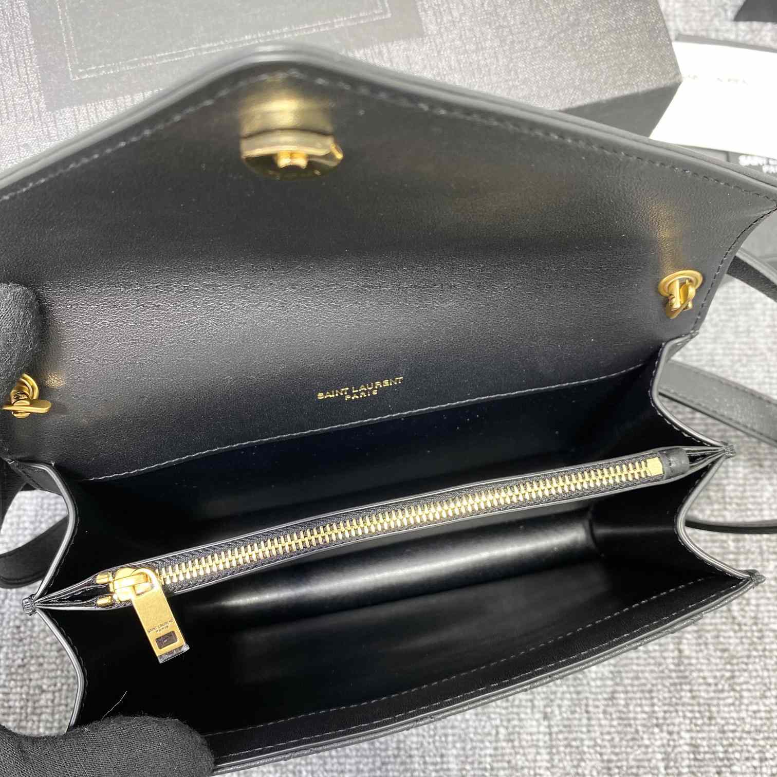 Saint Laurent Gaby Mini Satchel In Quilted Lambskin - DopestKickz