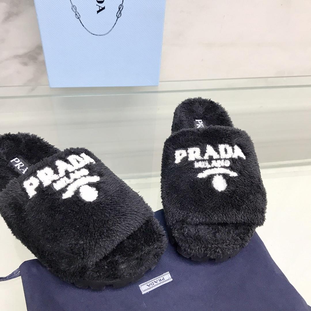 Prada Terry Cloth Slides - DopestKickz