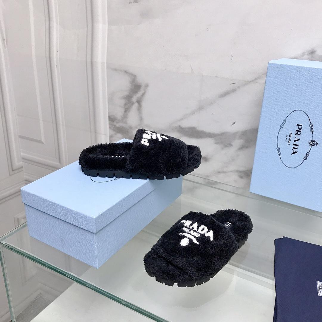 Prada Terry Cloth Slides - DopestKickz