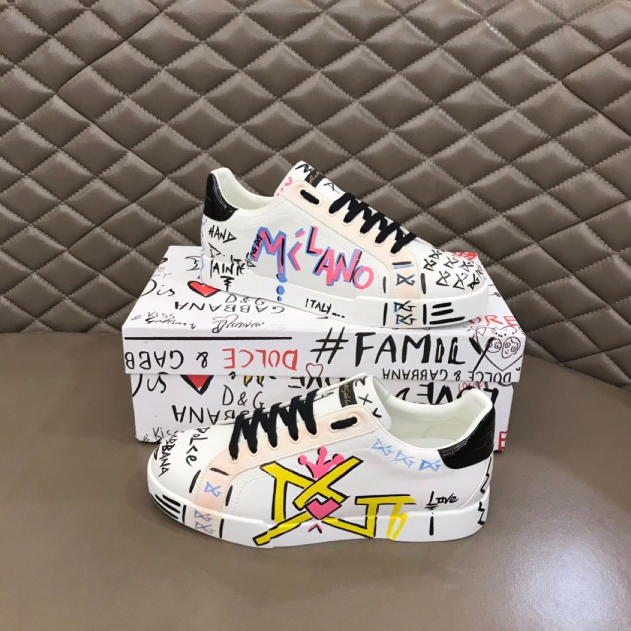 Dolce & Gabbana Limited Edition Portofino Sneakers - DopestKickz