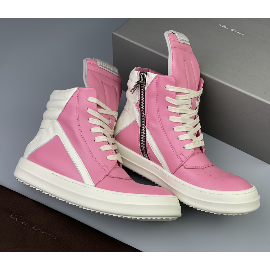 Rick Owens Geobasket High Top Sneakers - DopestKickz
