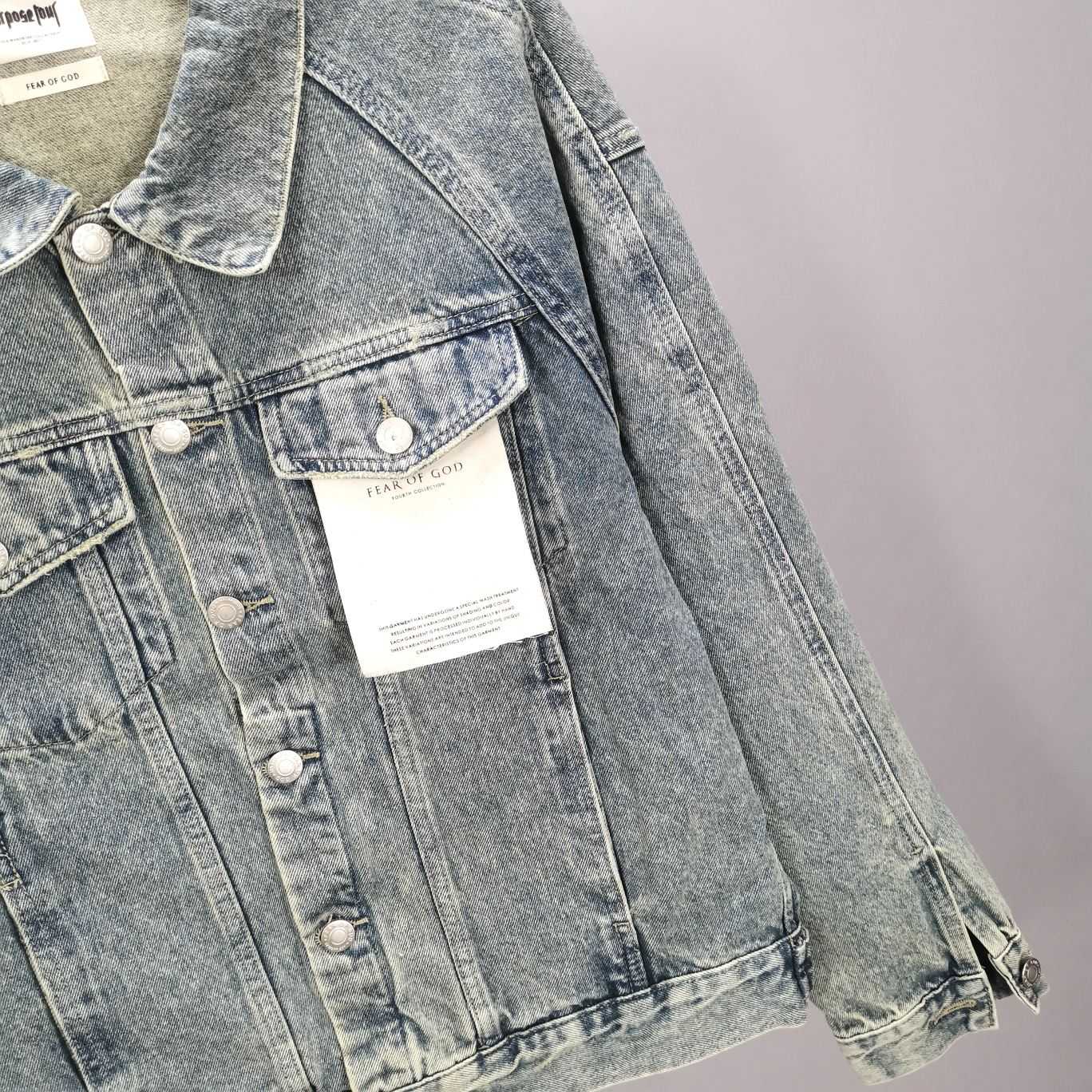 Fear Of God Fog Denim Jacket - DopestKickz