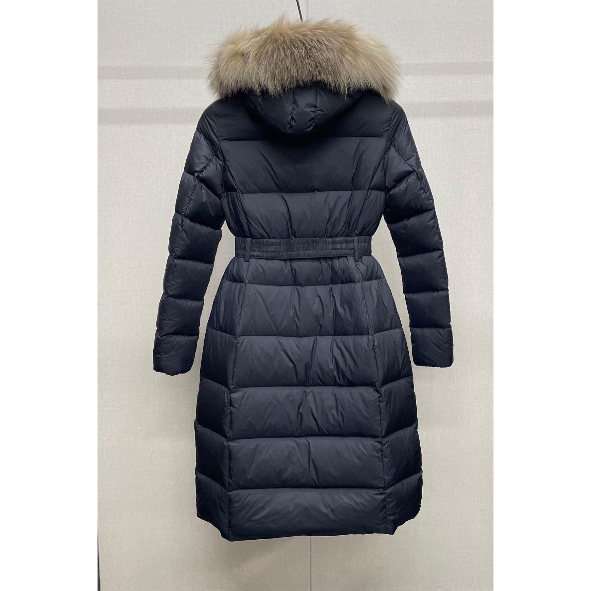 Moncler Boedic Long Down Jacket - DopestKickz