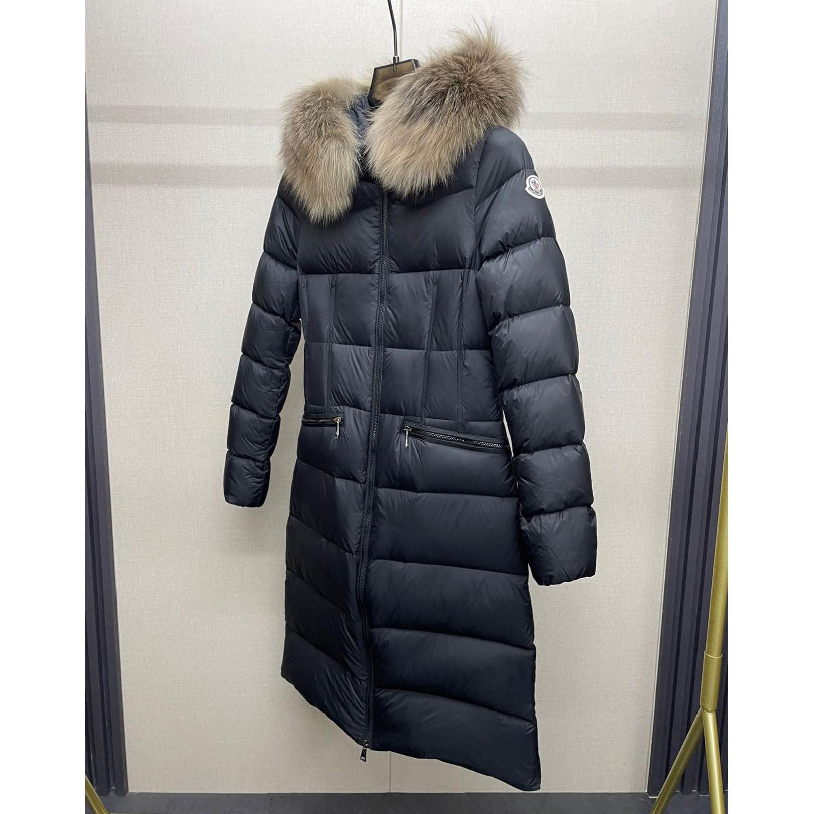 Moncler Boedic Long Down Jacket - DopestKickz
