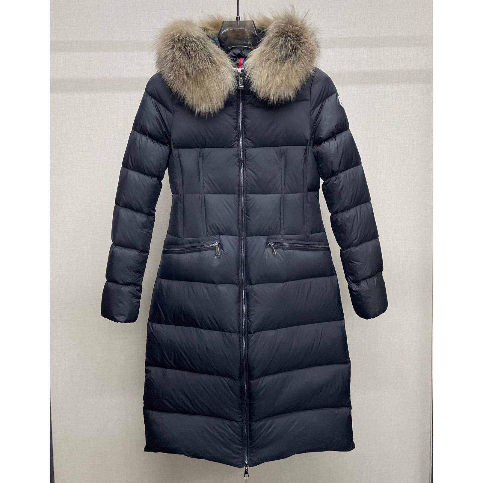 Moncler Boedic Long Down Jacket - DopestKickz