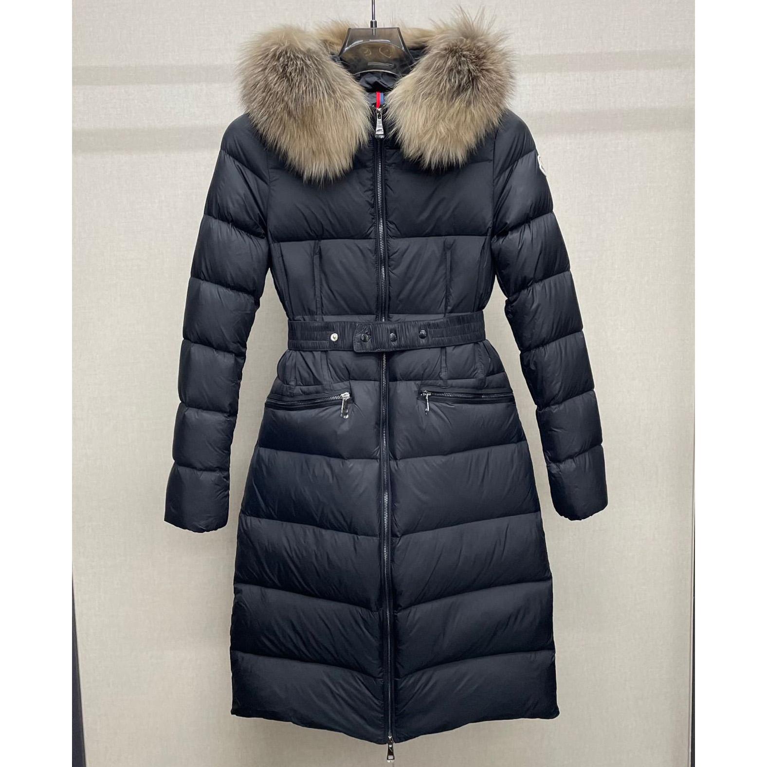 Moncler Boedic Long Down Jacket - DopestKickz
