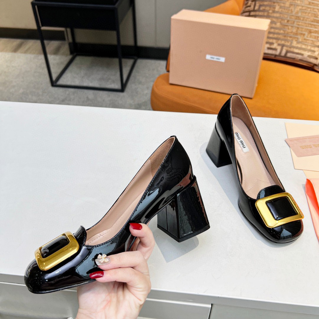 Miu Miu Patent Leather Pumps - DopestKickz