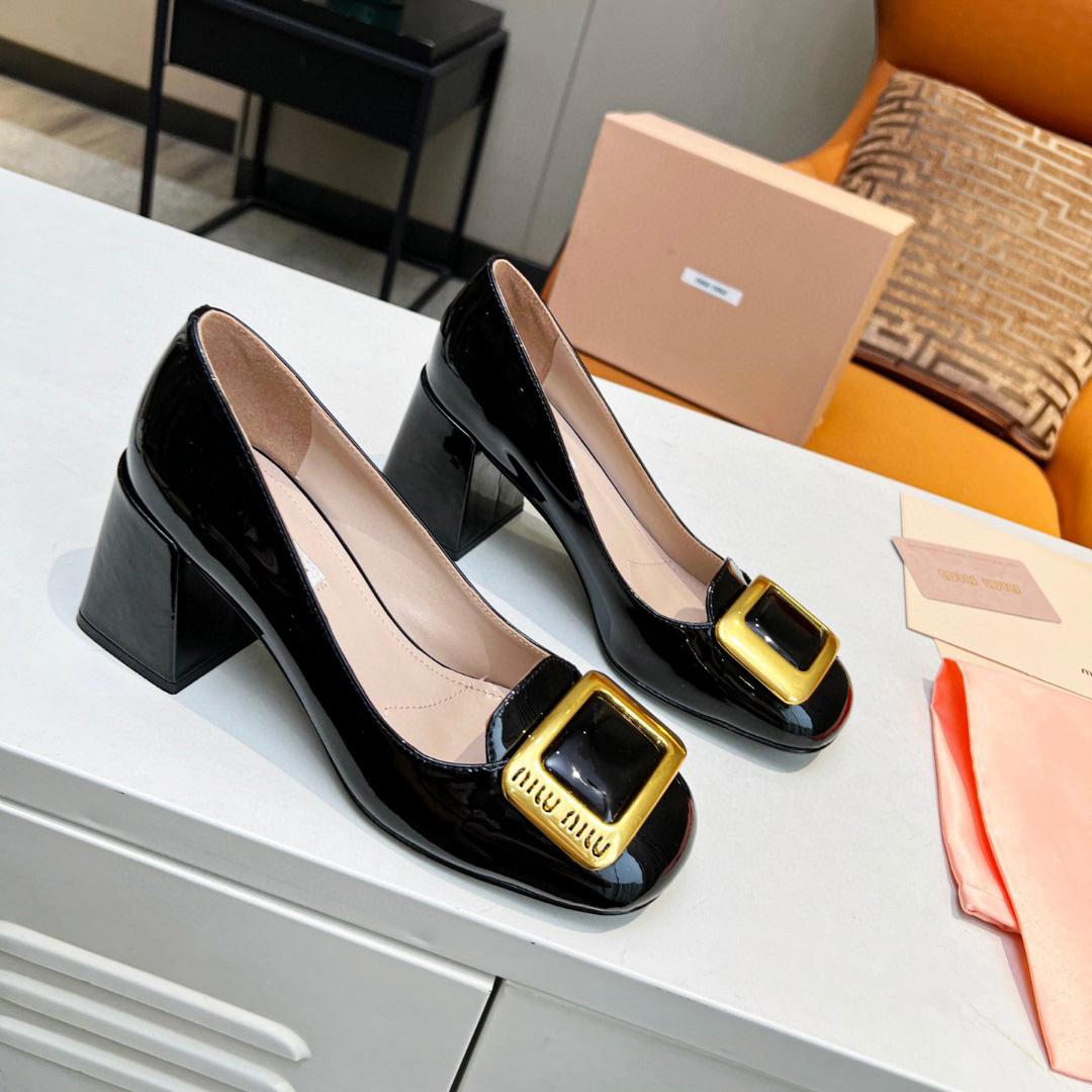 Miu Miu Patent Leather Pumps - DopestKickz