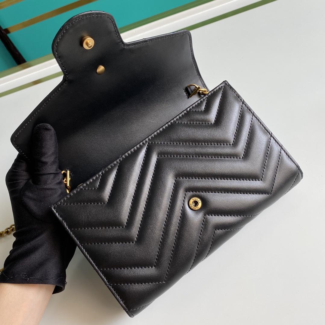Gucci Leather Shoulder Bag(20-13-6cm)   474575 - DopestKickz