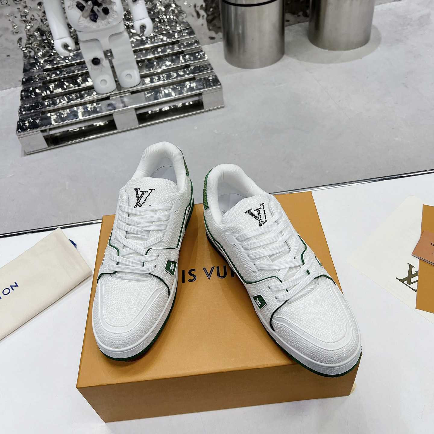 Louis Vuitton LV Trainer Sneaker          1AARLO - DopestKickz