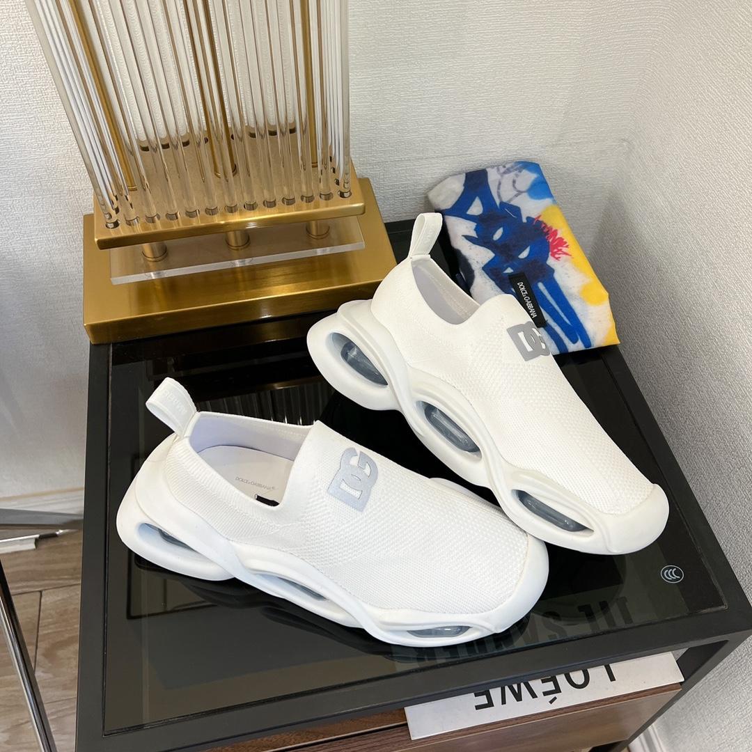 Dolce & Gabbana Stretch Mesh Wave Sneakers - DopestKickz